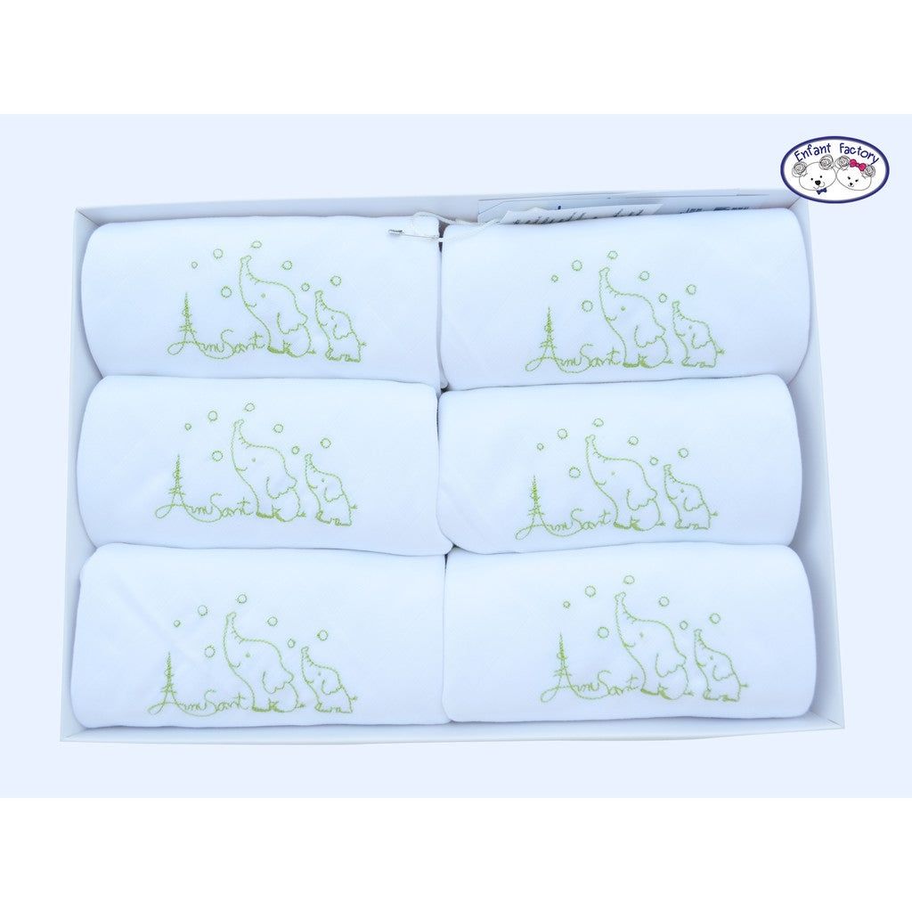 Amusant by Enfant ผ้าอ้อมสาลู Cotton Bamboo ขนาด 30*30 นิ้ว