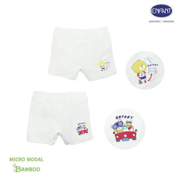 ENFANTกางเกง BOXER เด็กชาย แพ็ค 2 ตัว EU3U69+EU3U66