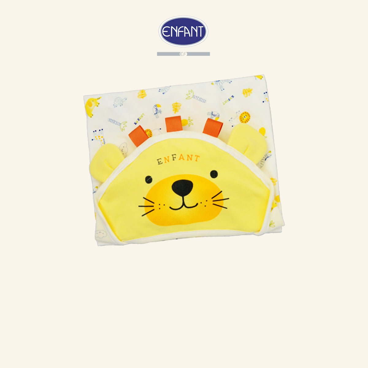 ENFANT ผ้าห่อตัวลายสิงโต ขนาด72x72นิ้ว รุ่นEA6JS0