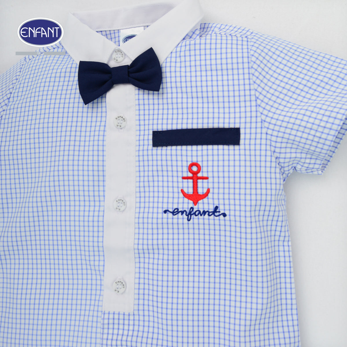 ENFANT ชุดออกงานเด็กชาย 3เดือน-2ขวบ ลายทหารเรือ รุ่นEB1JP1