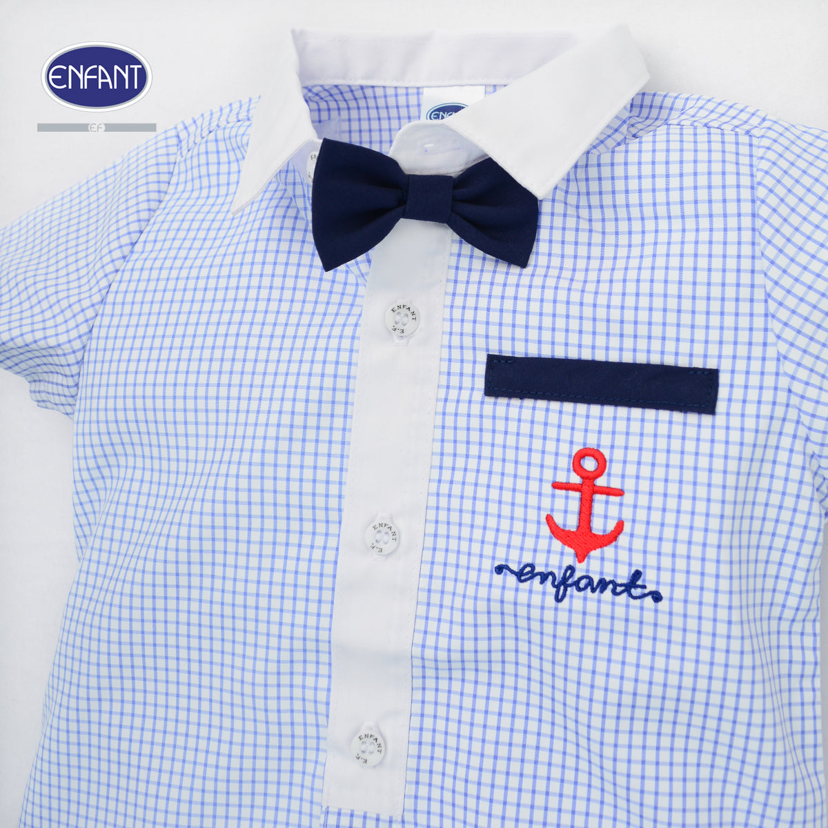 ENFANT ชุดออกงานเด็กชาย 3เดือน-2ขวบ ลายทหารเรือ รุ่นEB1JP1