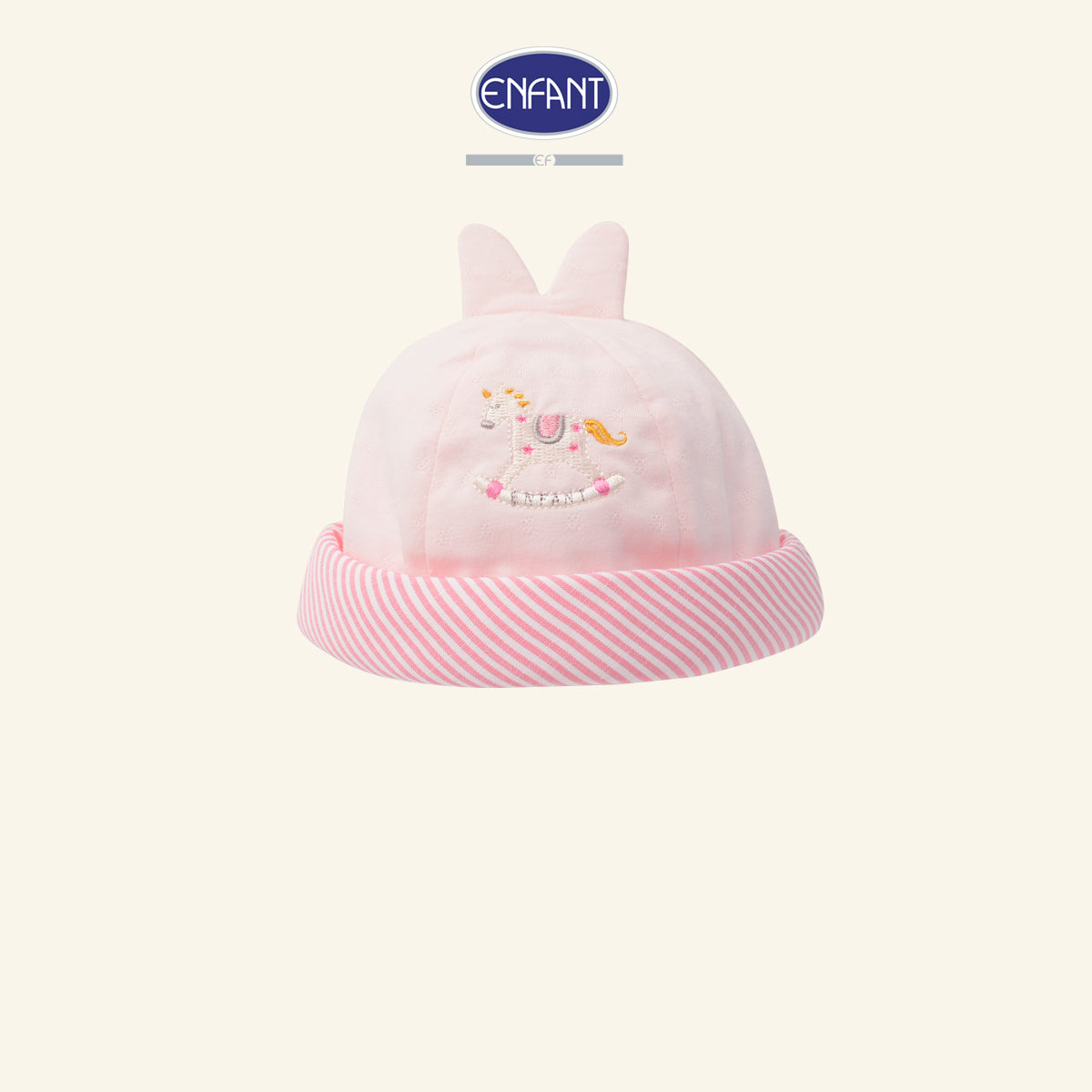 ENFANT หมวกเด็กอ่อน Cotton Jacquard EA7JJ7