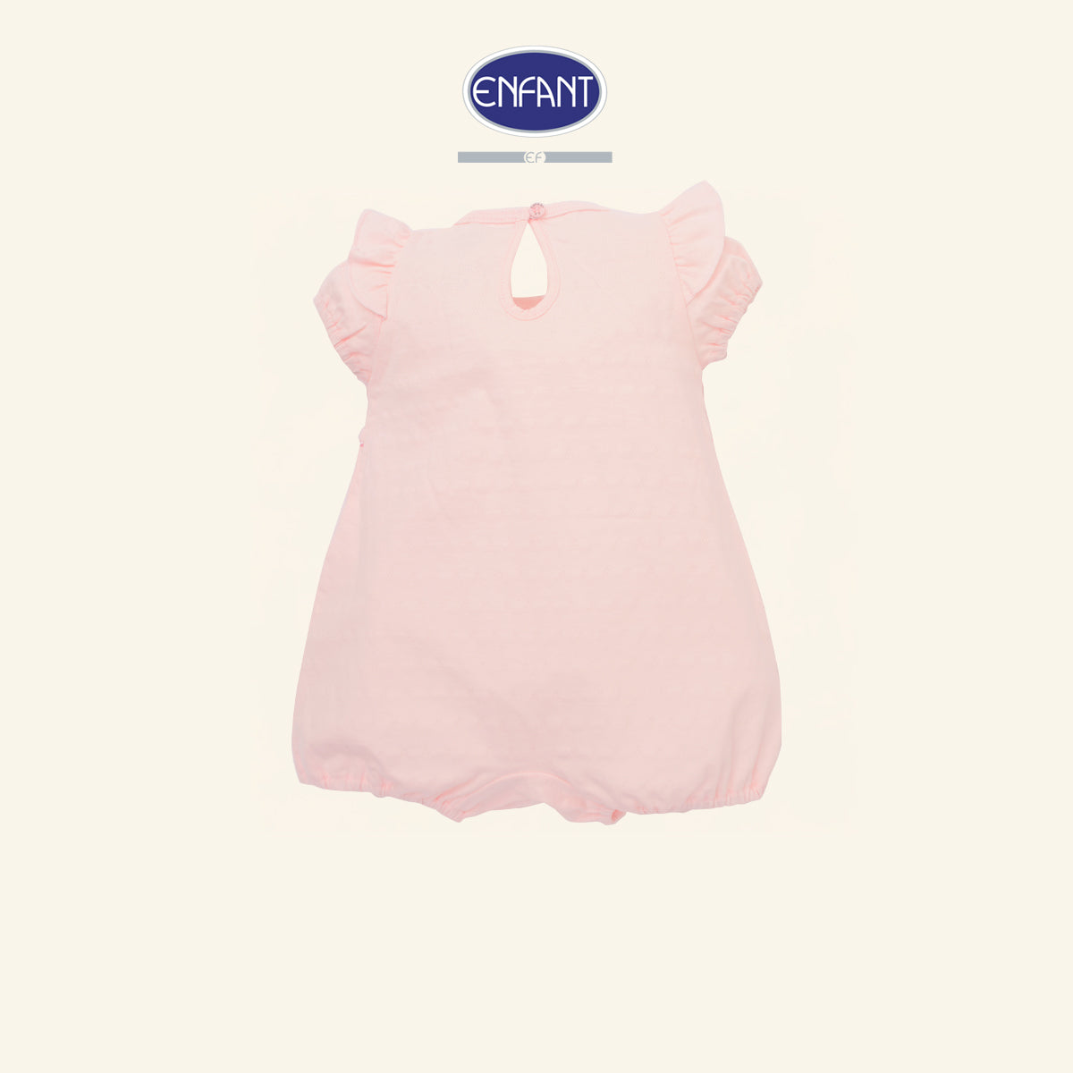 ENFANT ชุดหมีเด็กหญิงผ้า Cotton Jacquard สีชมพูหวาน EB8JJ2