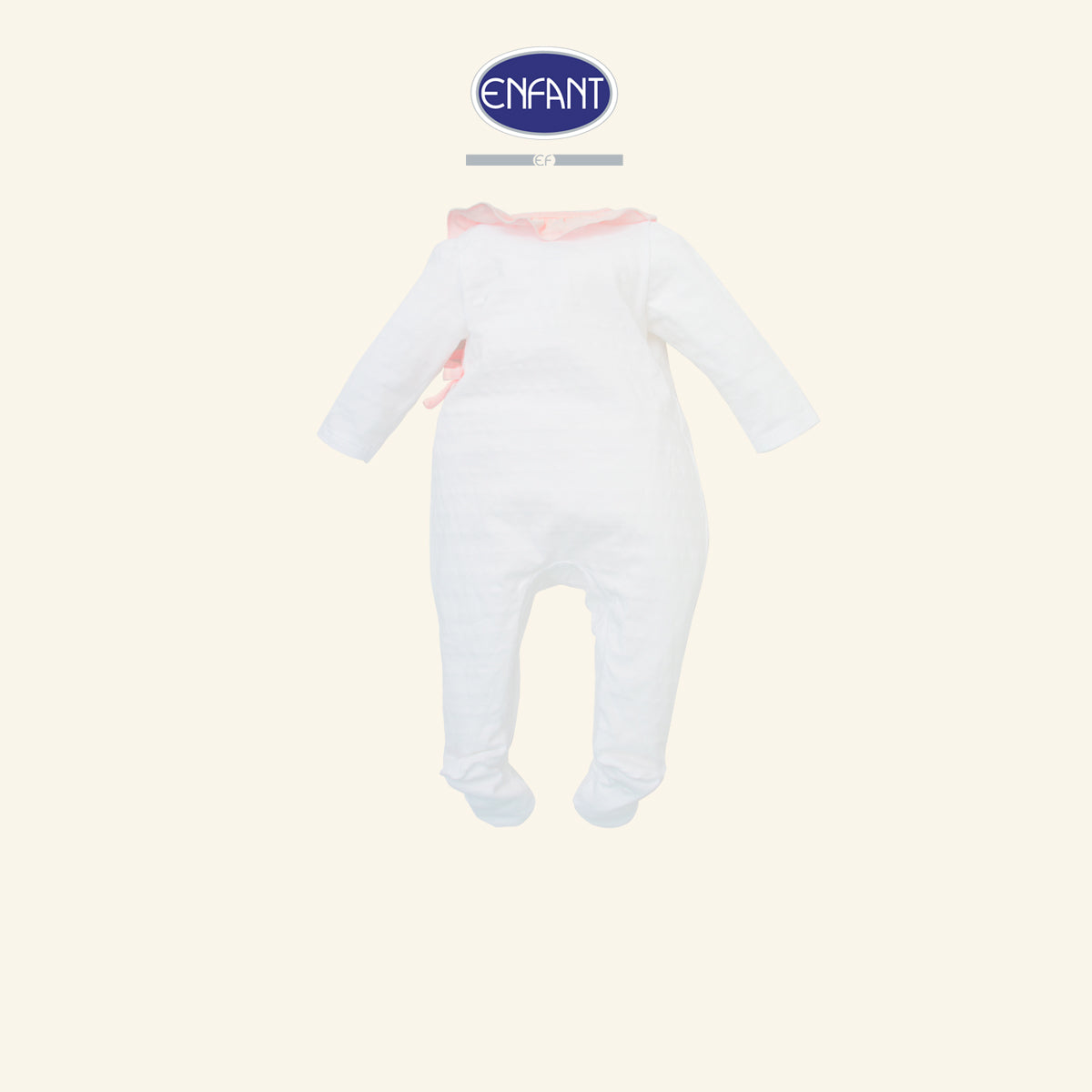 ENFANT ชุดหมีแขนยาวปิดเท้า ผ้า Cotton Jacquard EB8JJ6