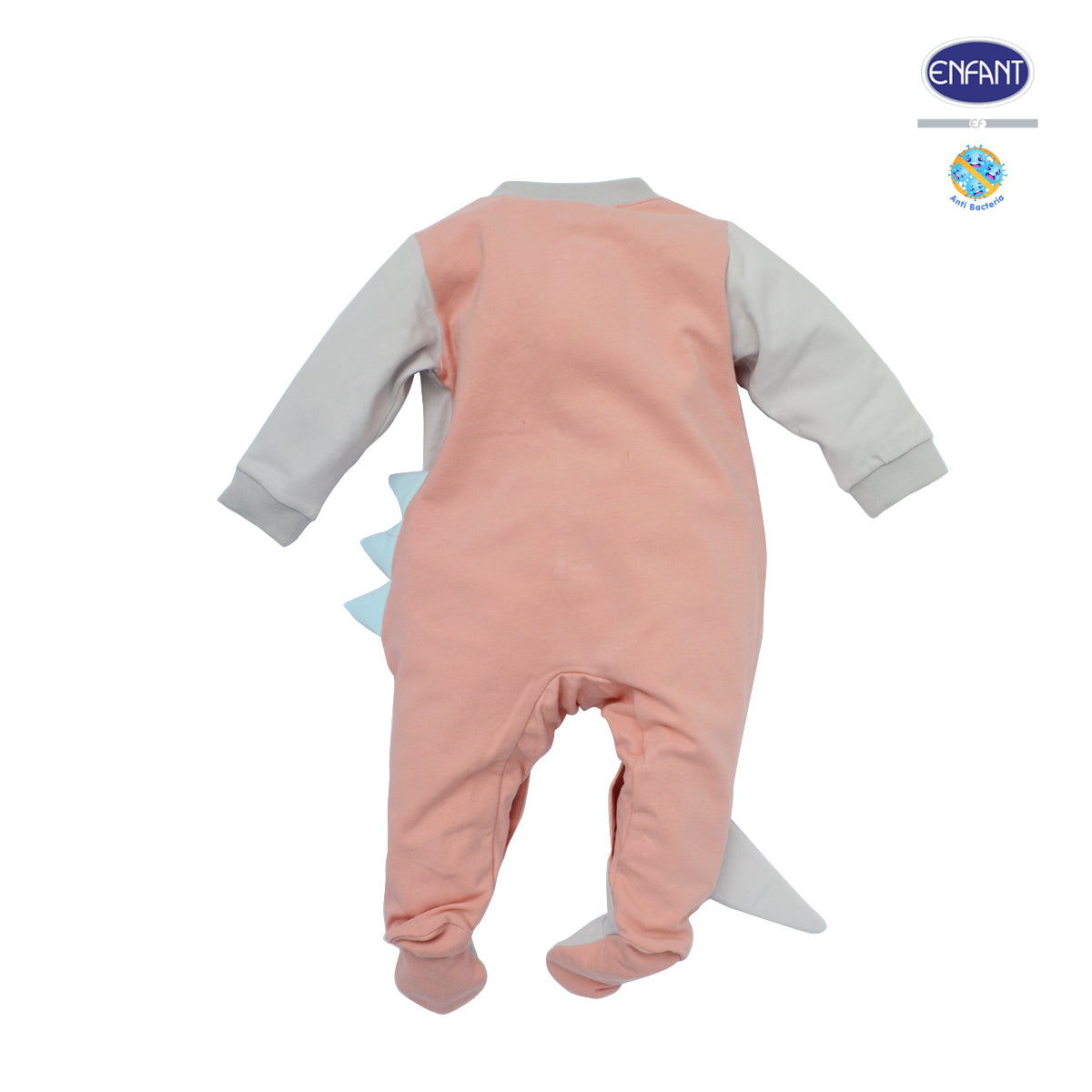 Enfant Soft Flex ชุดบอดี้สูทคลุมเท้าแขนยาวลายไดโนเสาร์2สี สำหรับแรกเกิด-6เดือน EB8JL8