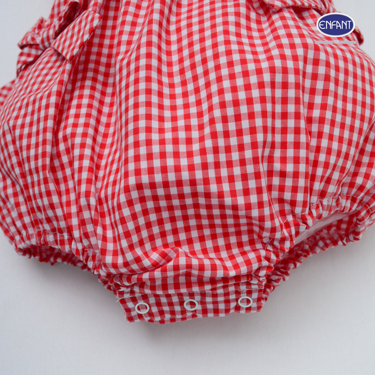 Enfant ชุดบอดี้สูทสีแดง ลายเชอร์รี่เด็กอ่อนสำหรับแรกเกิด-1ขวบ EB8JN3