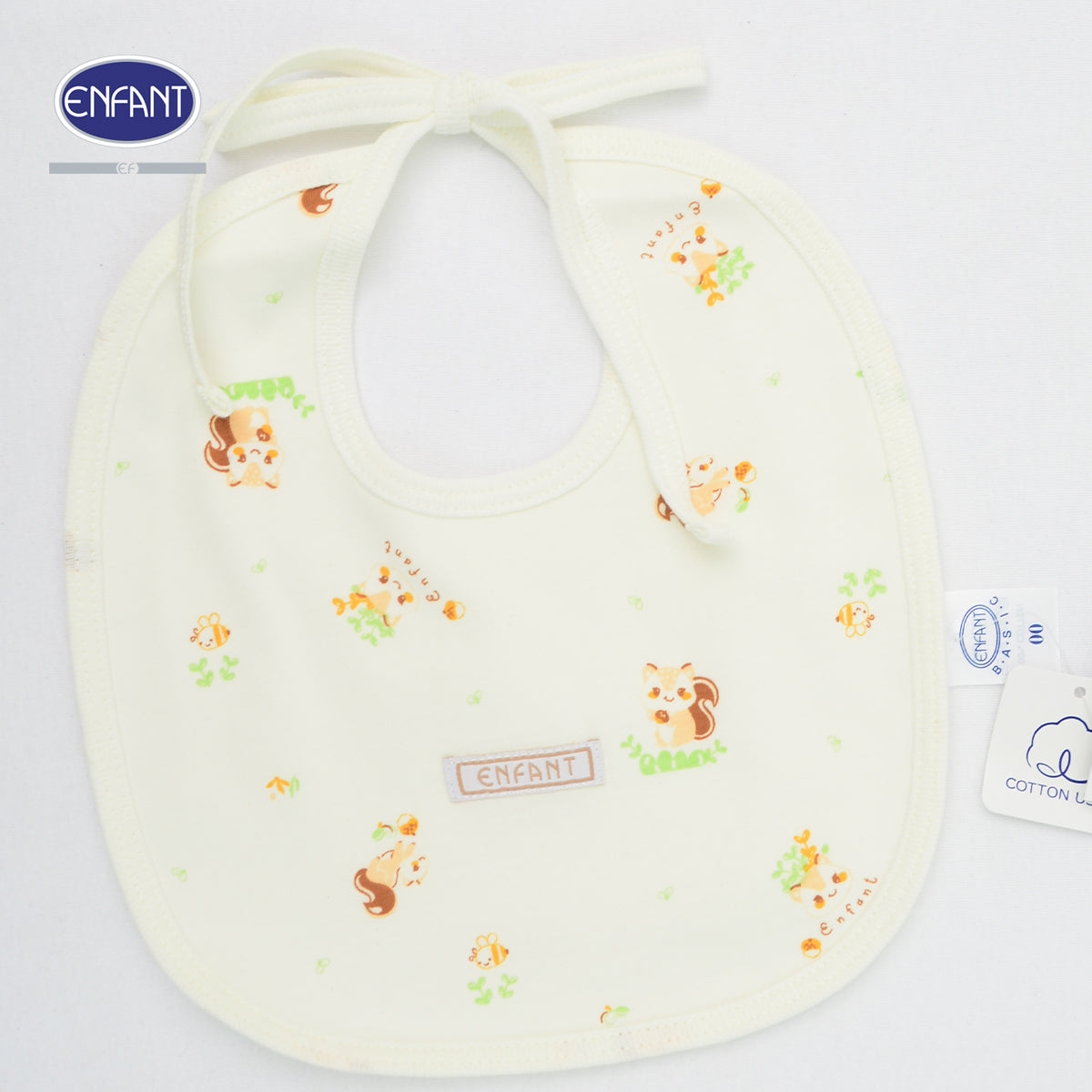 ENFANT ผ้ากันเปื้อนเด็กอ่อน สำหรับแรกเกิด-2 ขวบ ED5DI0