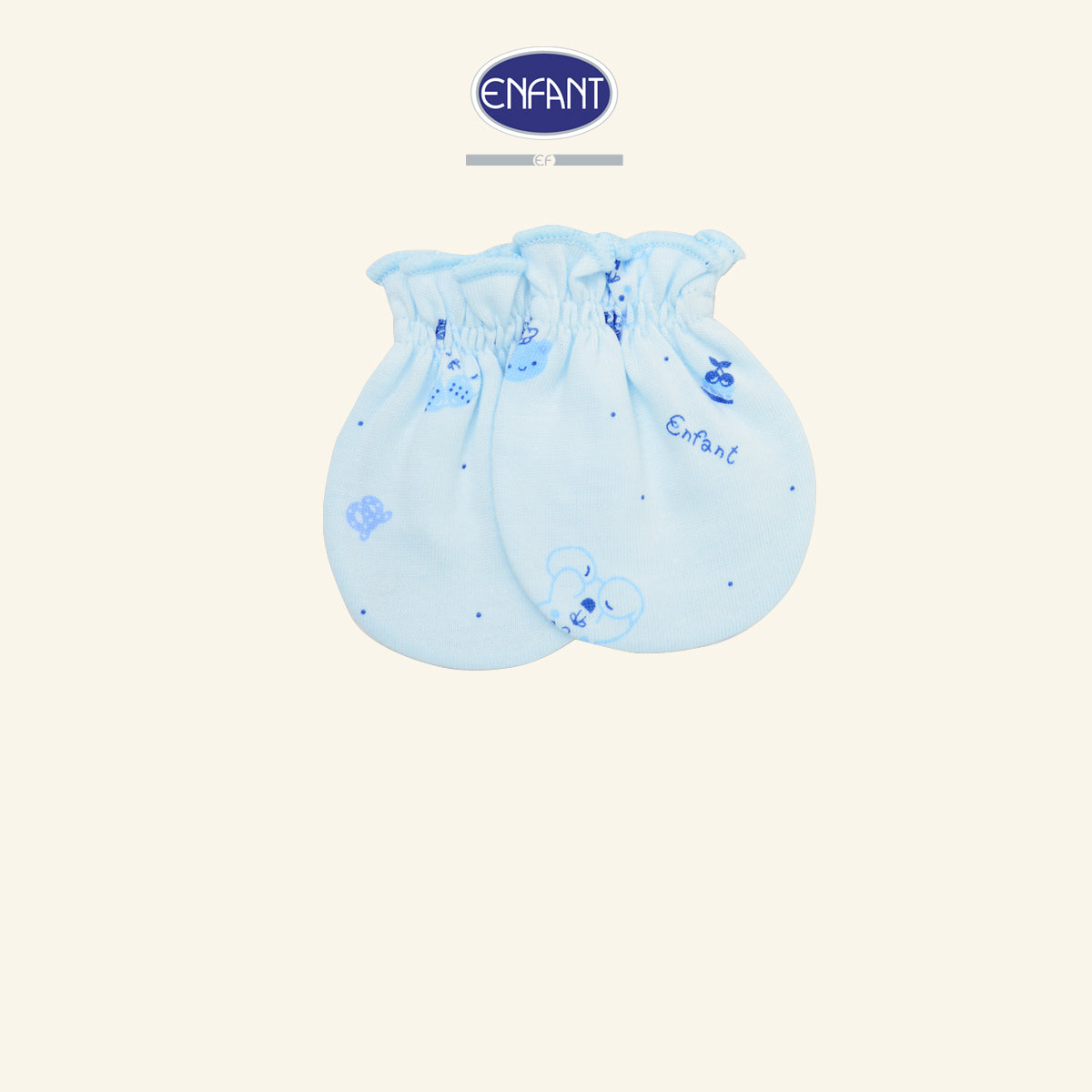 ENFANT ถุงมือ-ถุงเท้า ฟรีไซซ์ ลายน้องหมี 2สี (ขายแยกชิ้น)รุ่นED9DH0-ED9DH1
