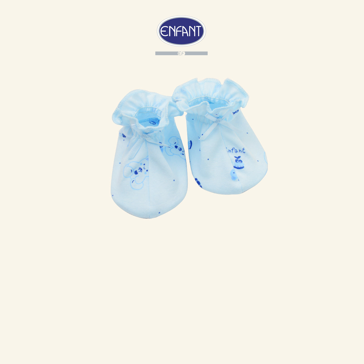 ENFANT ถุงมือ-ถุงเท้า ฟรีไซซ์ ลายน้องหมี 2สี (ขายแยกชิ้น)รุ่นED9DH0-ED9DH1