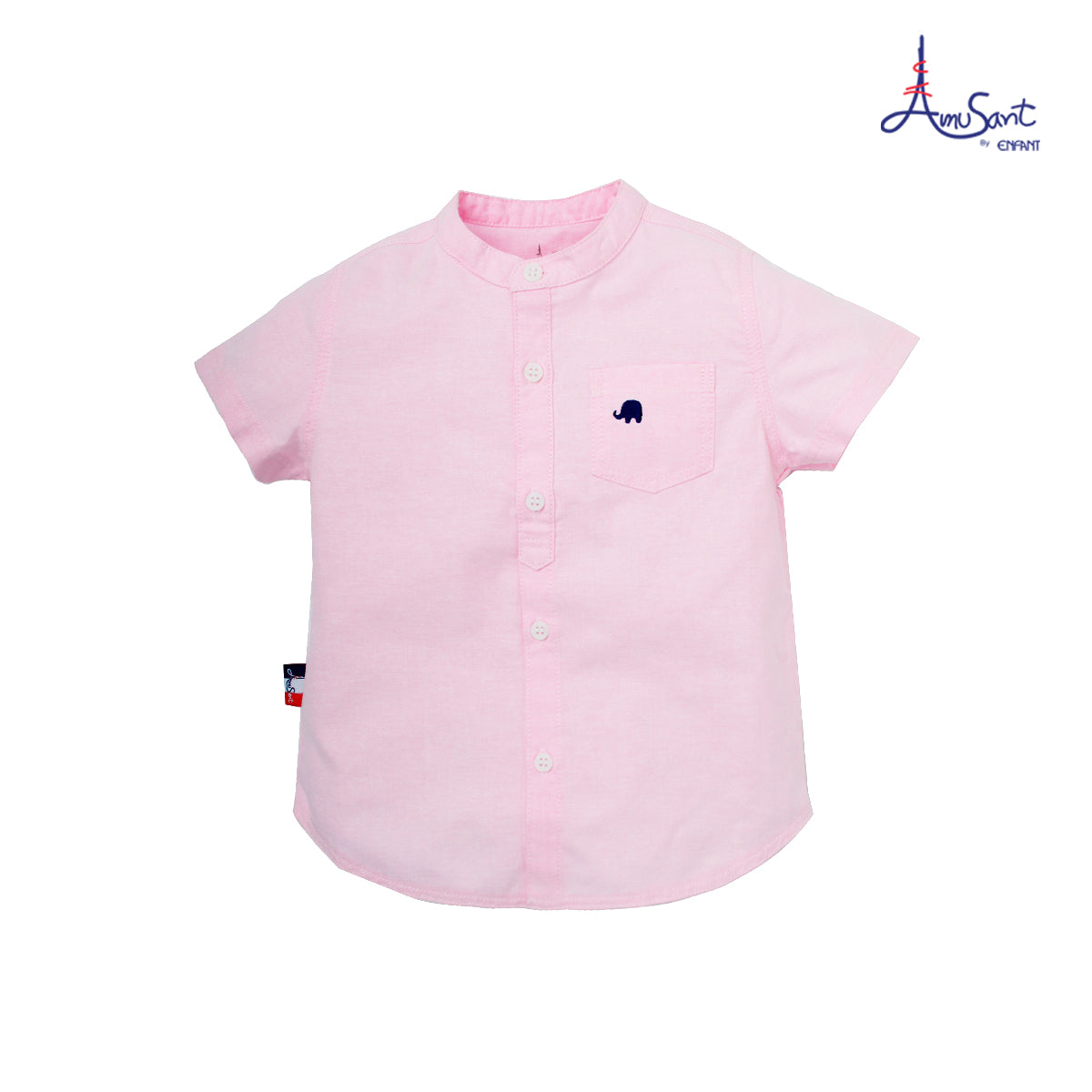 Amusant เสื้อเชิ้ตผ้าออกฟอร์ดสำหรับเด็กผู้ชาย6เดือน-10ขวบ (EH2B61)