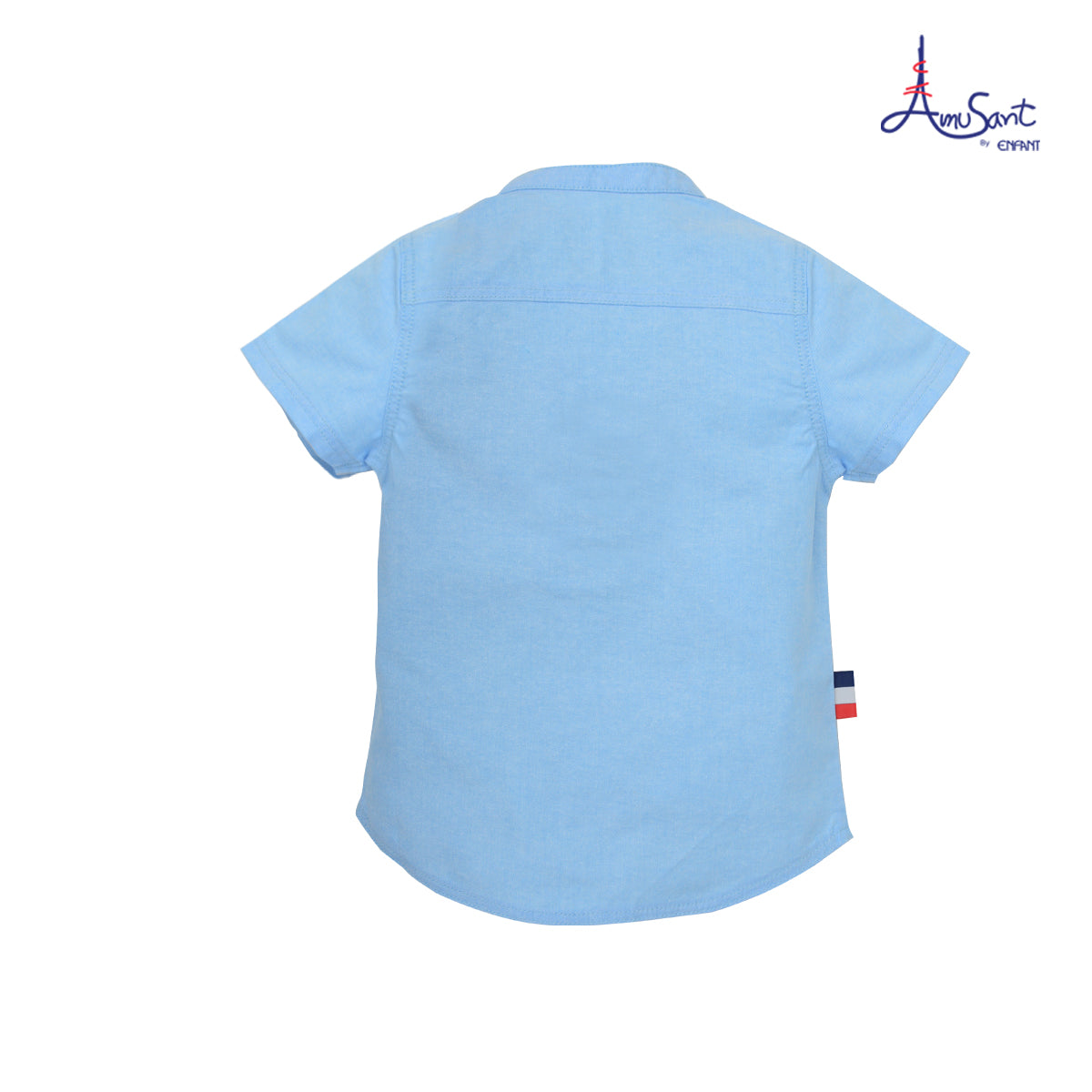 Amusant เสื้อเชิ้ตผ้าออกฟอร์ดสำหรับเด็กผู้ชาย6เดือน-10ขวบ (EH2B61)