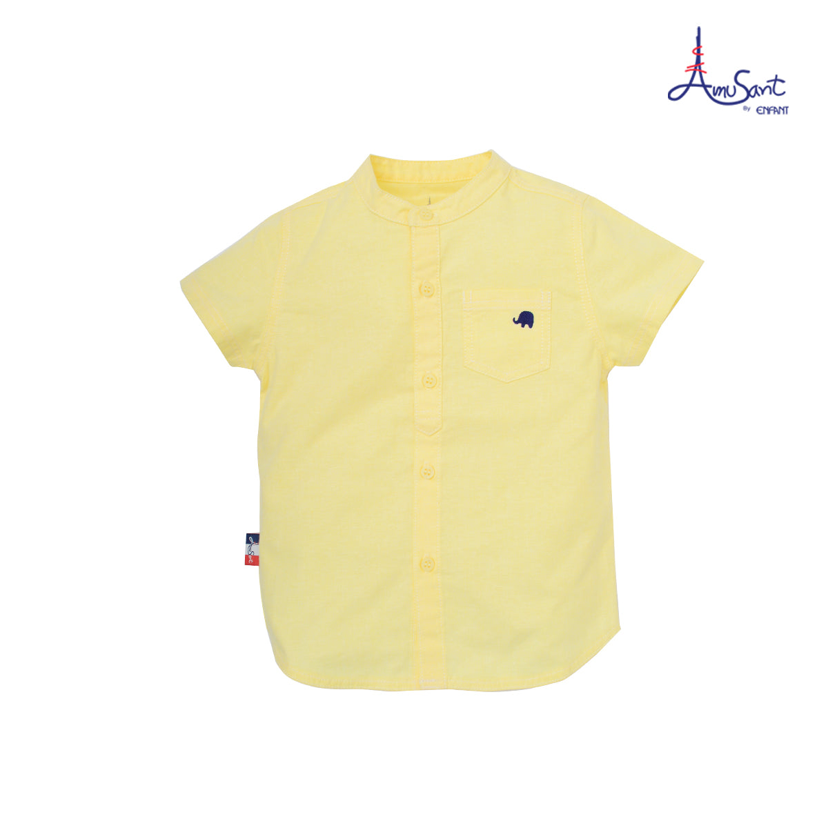 Amusant เสื้อเชิ้ตผ้าออกฟอร์ดสำหรับเด็กผู้ชาย6เดือน-10ขวบ (EH2B61)