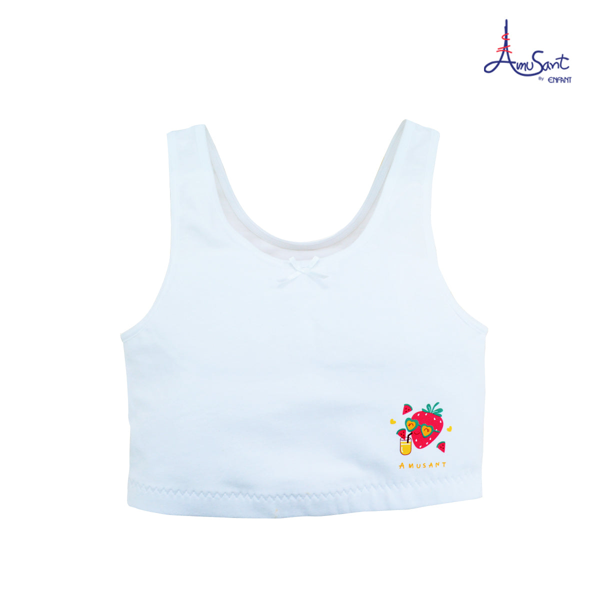 Amusant เสื้อบังทรงซับใยฟองน้ำ แอนตี้-แบคทีเรีย (มีฟองน้ำ)