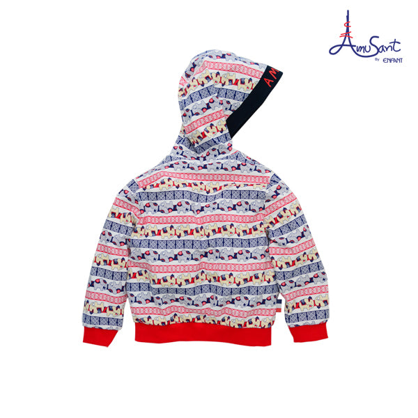 Amusantเสื้อแขนยาวลายช้าง 1ปี-8ปี EH2I72