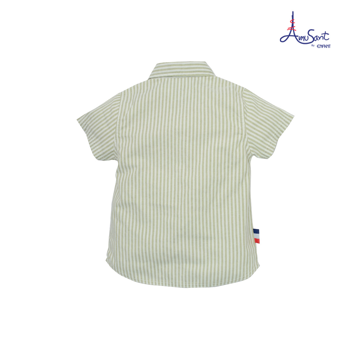 Amusantเสื้ออ๊อกซ์ฟอร์ดทอลาย 6เดือน-8ปี EH2K72