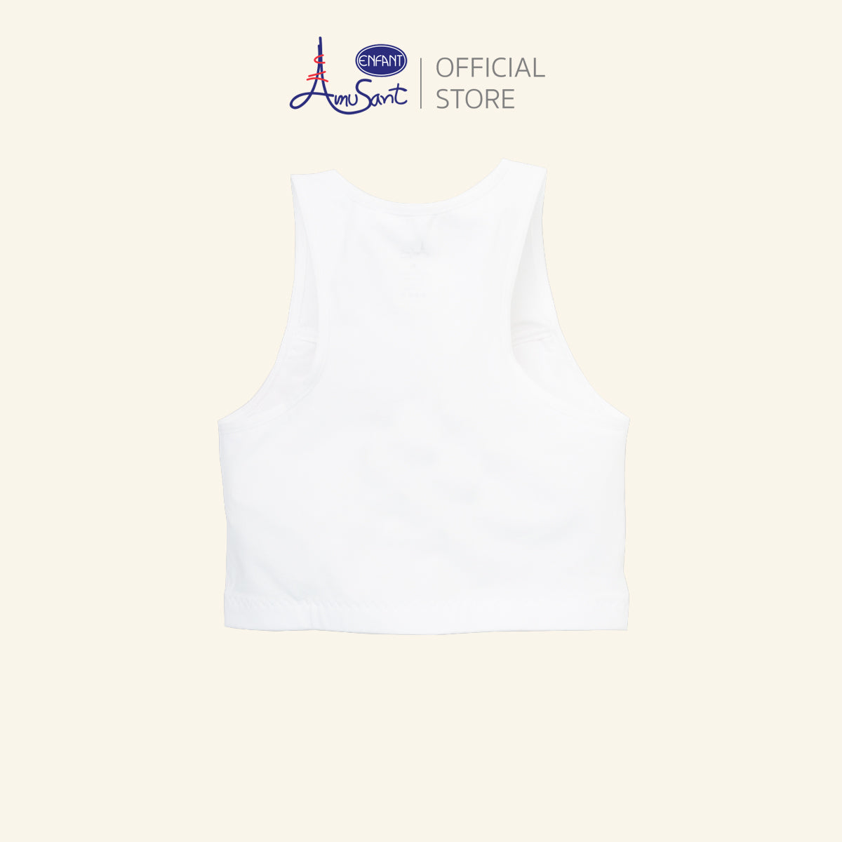 Amusant เสื้อบังทรงซับใยฟองน้ำ แอนตี้-แบคทีเรีย (มีฟองน้ำ)