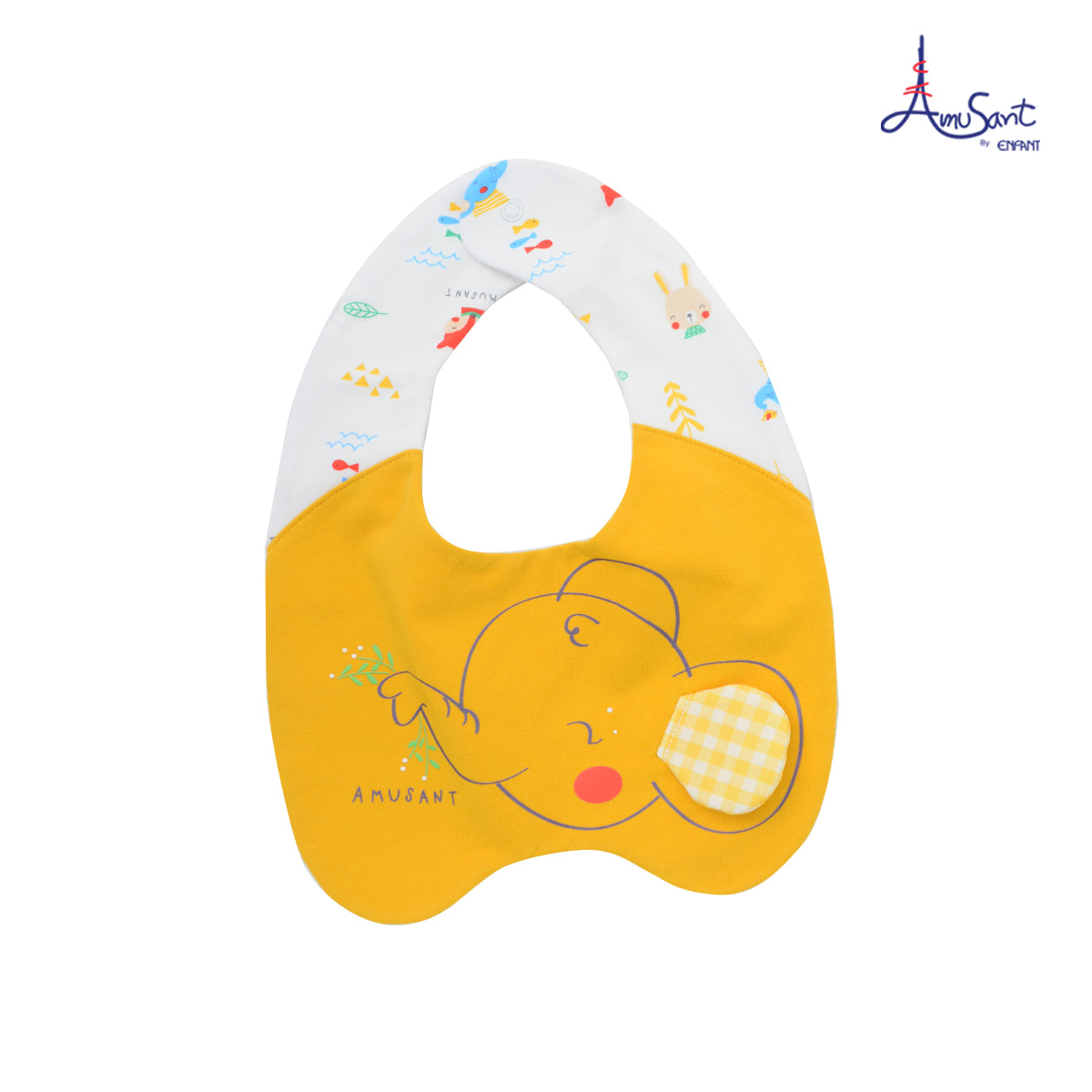 Amusantผ้ากันเปื้อนเด็กลายน้องช้าง EH5K30