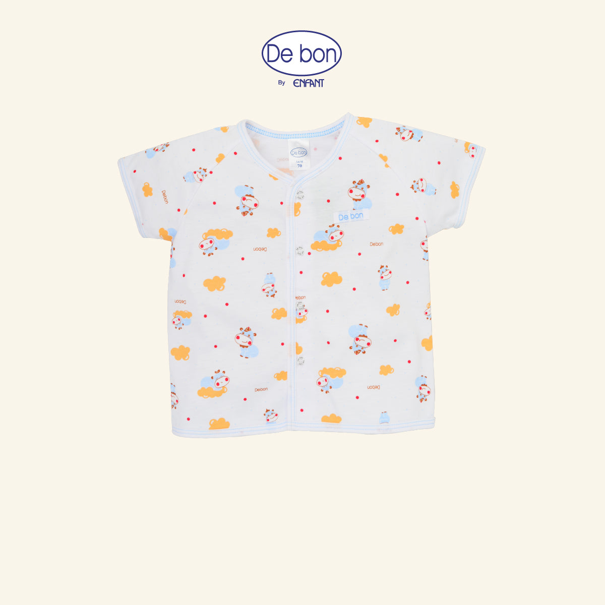 De bon เสื้อกระดุม/เสื้อผูกป้าย/เสื้อกล้าม-กางเกงขาสั้น (ขายแยกชิ้น) EI2AY2+EI3AY6+EI2BA5+EI2AY4