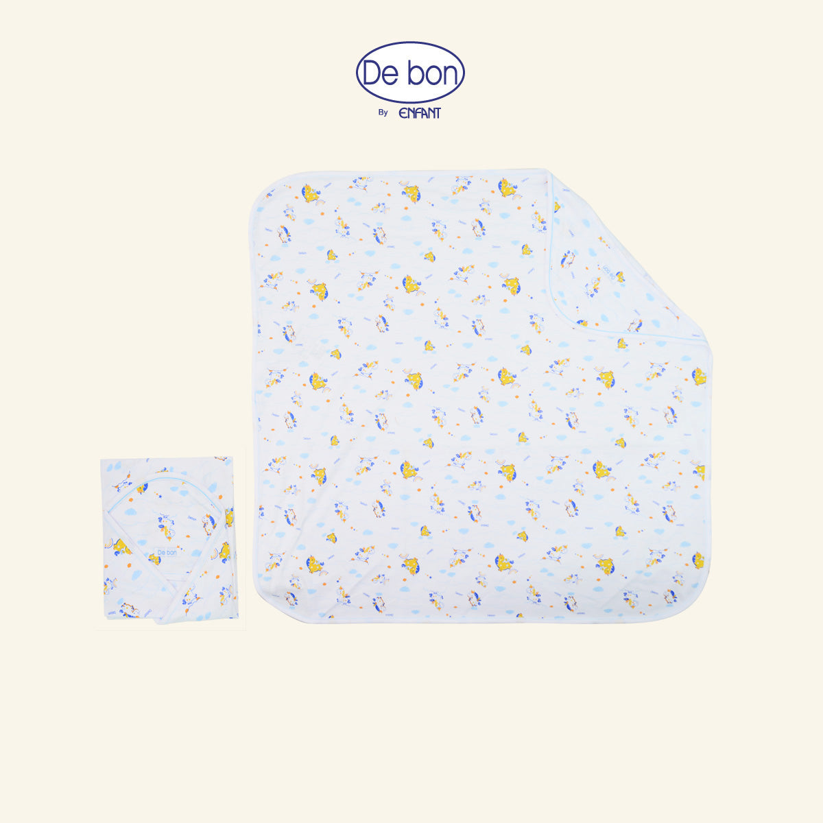 DE BON ผ้าห่อตัวเด็ก ขนาด72X72 ซม. ยูนิคอร์น EI6BC2