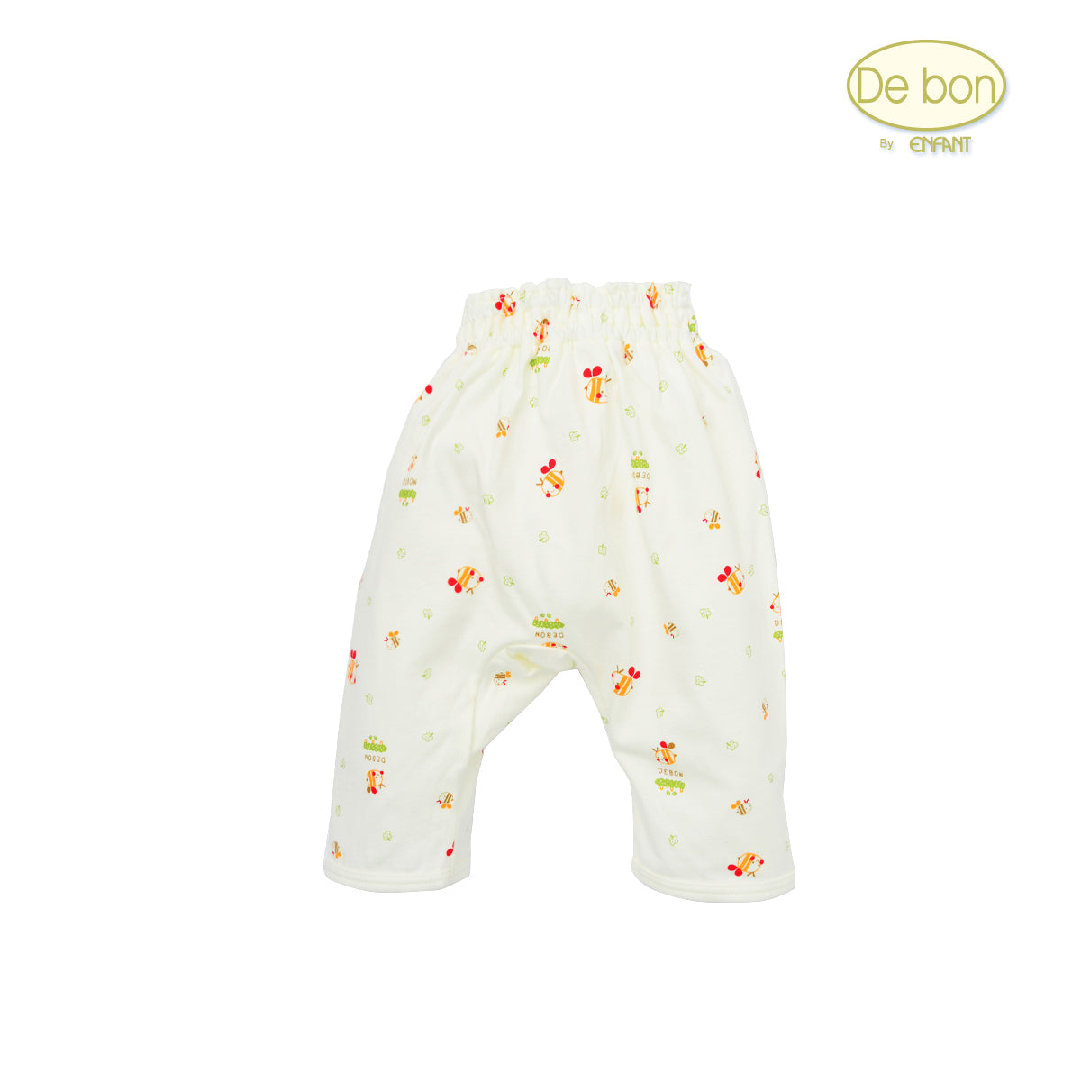 De bon Pure Organic กางเกงขายาวสำหรับเด็กแรกเกิด-2ขวบ EJ4C25