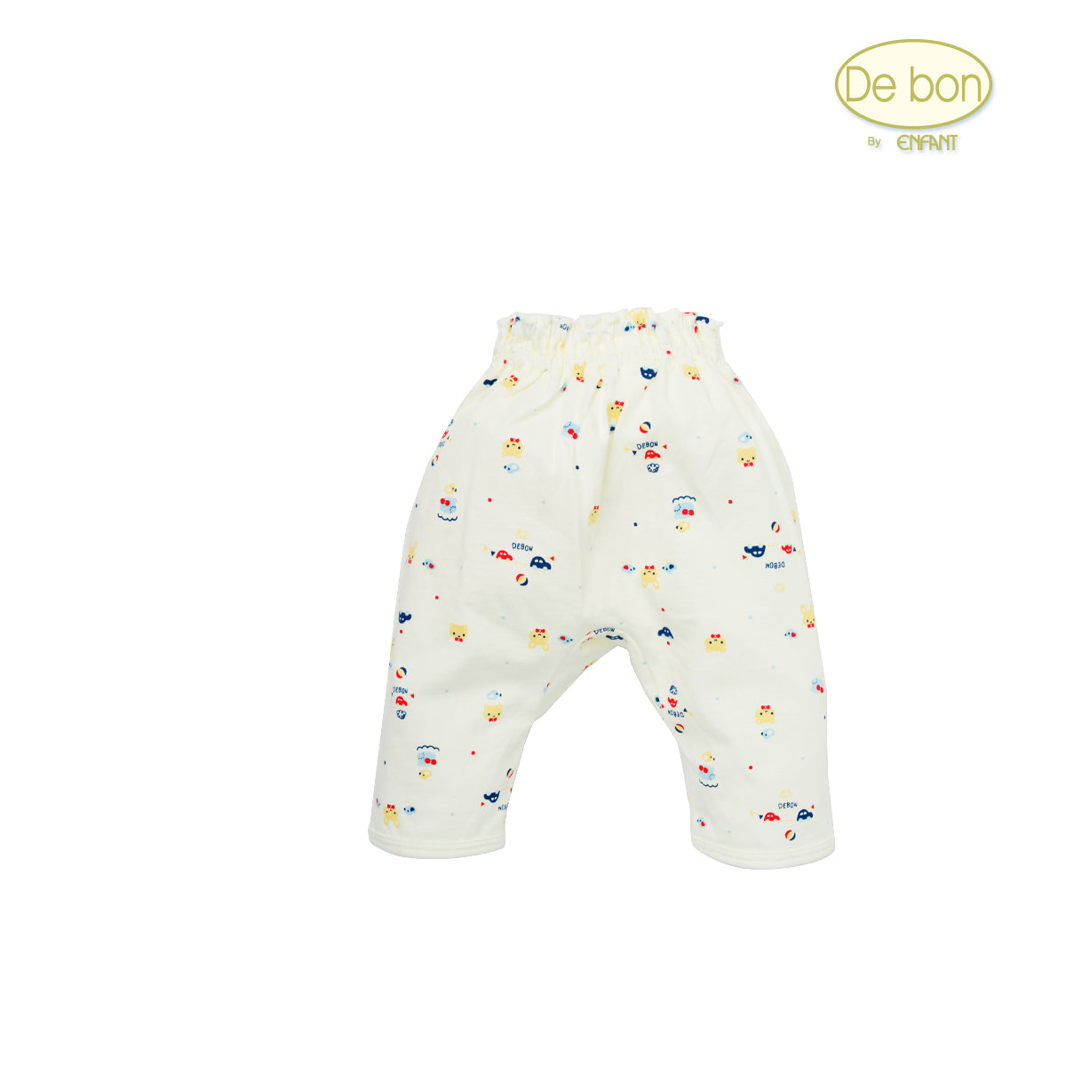 De bon Pure Organic เสื้อแขนยาว และกางเกงขายาว สำหรับเด็กเล็ก3เดือน-2ขวบ EJ2C36