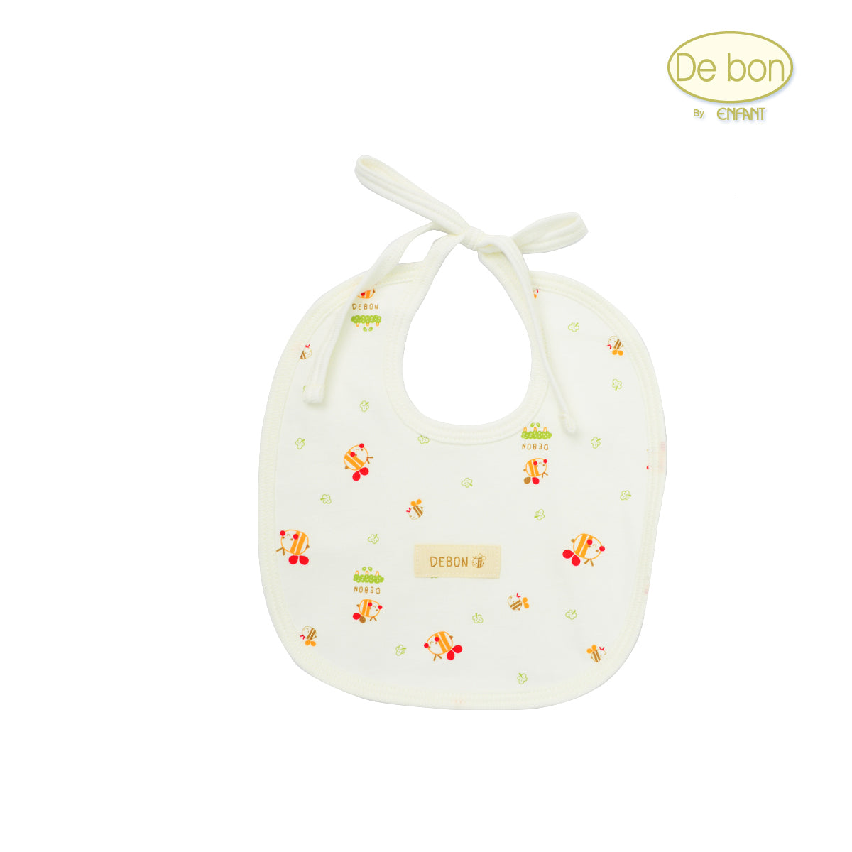 De bon Pure Organic ผ้ากันเปื้อนเด็กทารกFreesize EJ5C20