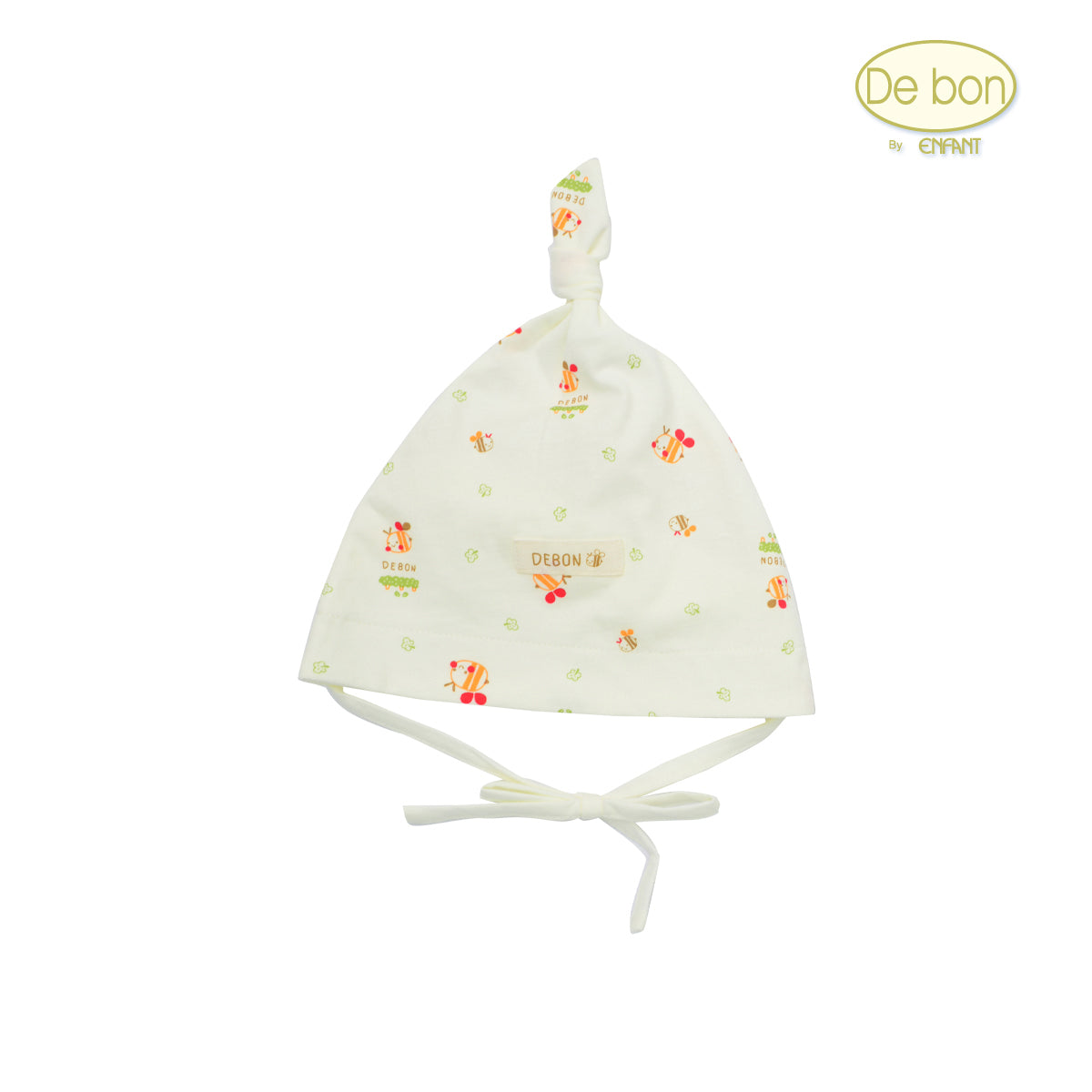 De bon Pure Organic หมวกเด็กอ่อนแรกเกิด-3เดือน EJ7C26