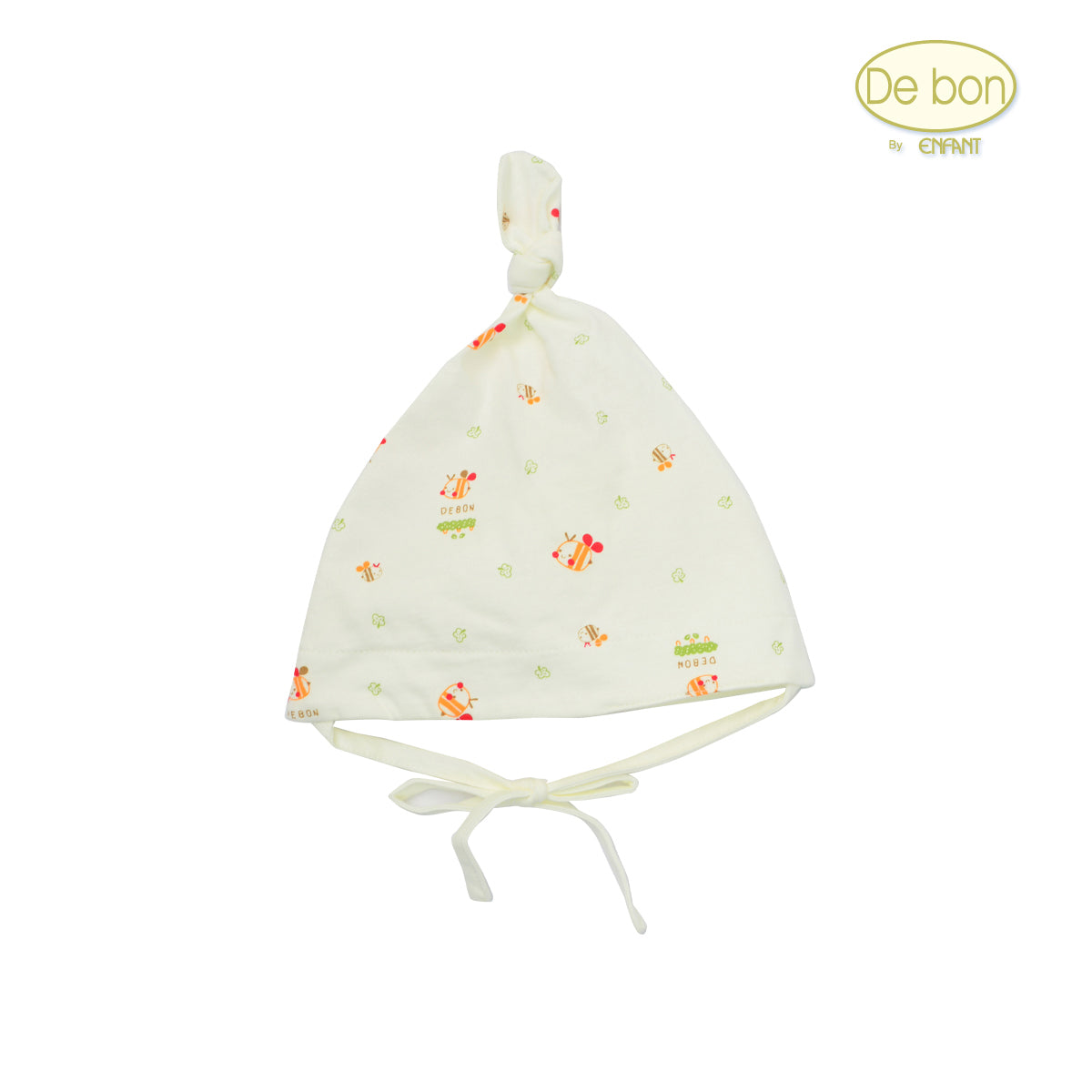De bon Pure Organic หมวกเด็กอ่อนแรกเกิด-3เดือน EJ7C26