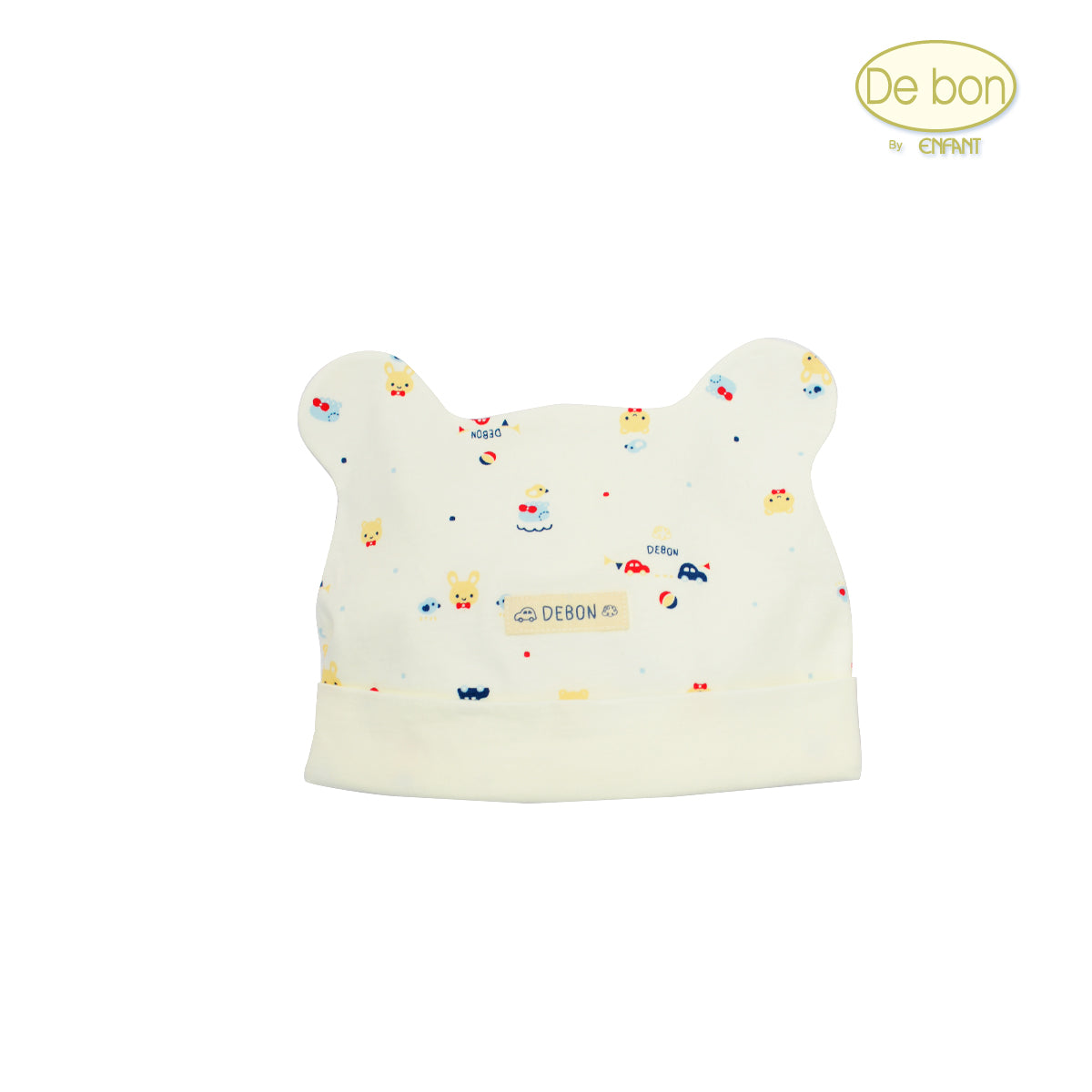 De bon Pure Organic หมวกเด็กอ่อน EJ7C3