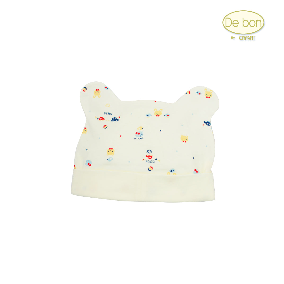 De bon Pure Organic หมวกเด็กอ่อน EJ7C3
