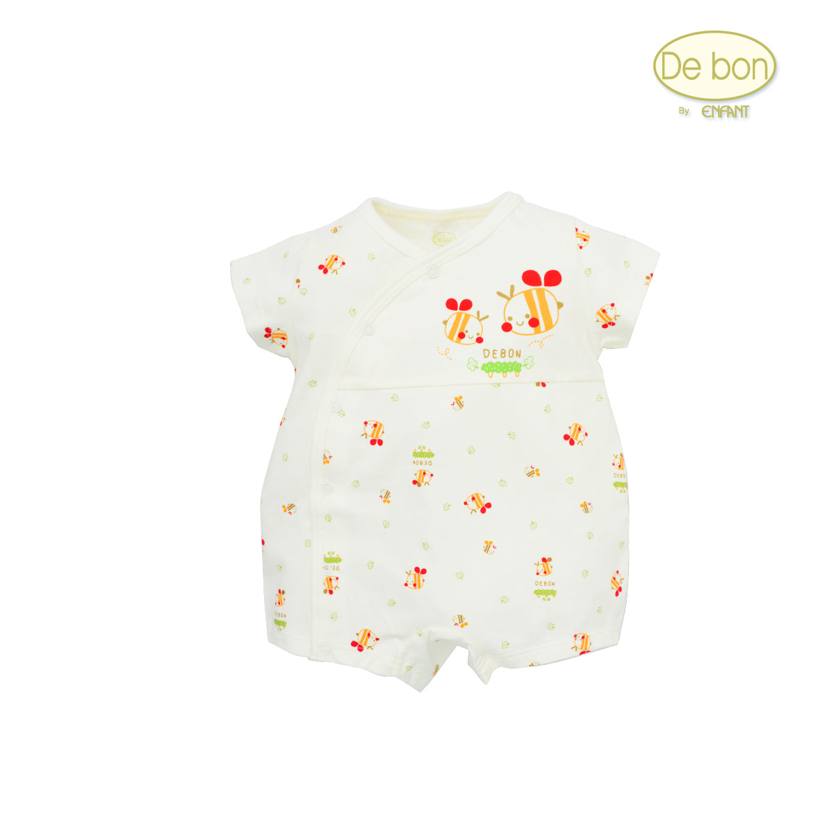 De bon Pure Organic ชุดบอดี้สูทเด็กแรกเกิด-6เดือน EJ8C20