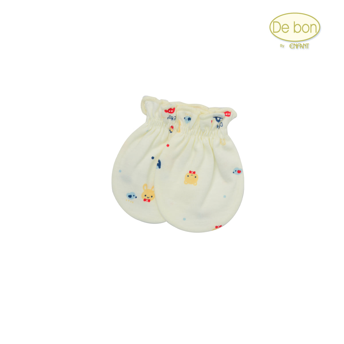De bon Pure Organic ถุงมือ-ถุงเท้าสำหรับเด็กอ่อน EJ9C30- EJ9C31