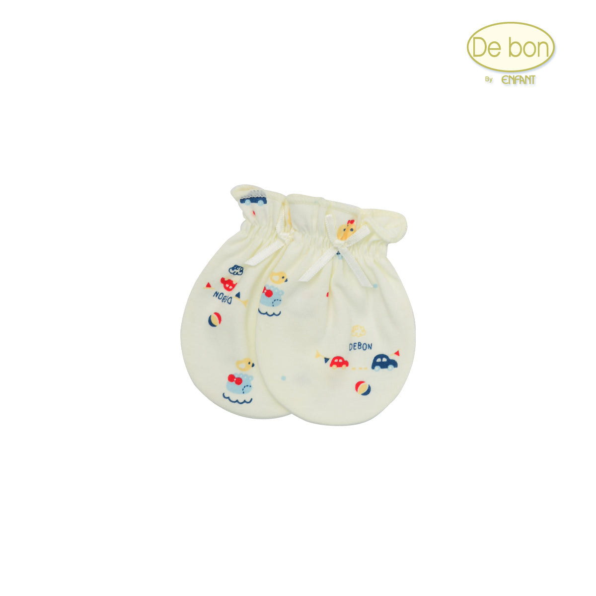 De bon Pure Organic ถุงมือ-ถุงเท้าสำหรับเด็กอ่อน EJ9C30- EJ9C31