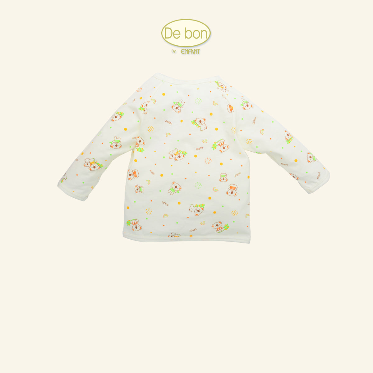 DE BON เสื้อป้าย/กระดุม/กางเกง โคอาล่า 3เดือน-2ขวบ