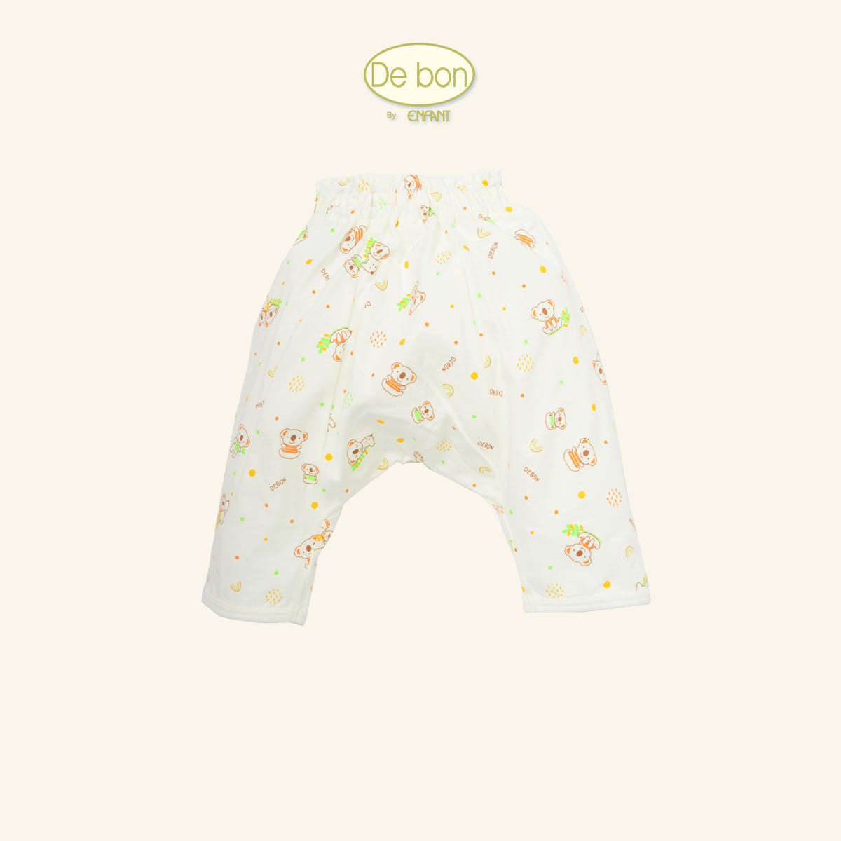 DE BON เสื้อป้าย/กระดุม/กางเกง โคอาล่า 3เดือน-2ขวบ
