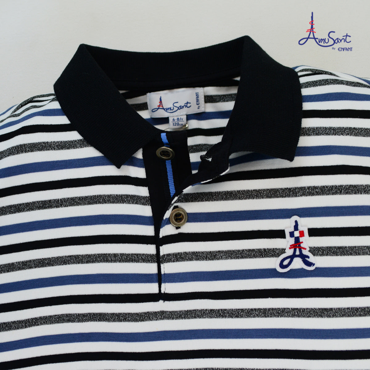 Amusant เสื้อโปโลเด็กโต EK2J43