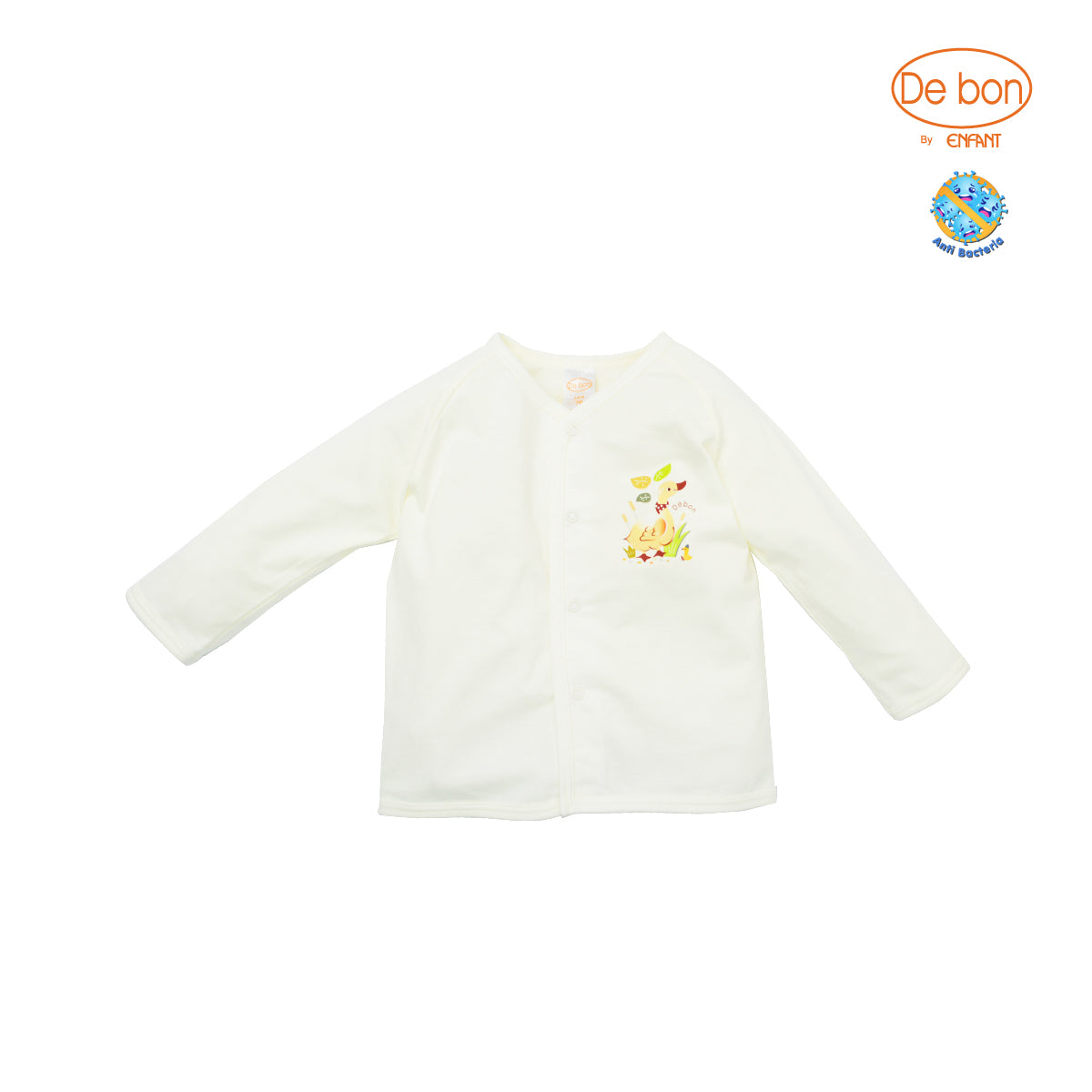 De Bon Anti-bacterial เสื้อกระดุมแขนยาวเด็กเล็ก6เดือน-2ขวบ EP2A76