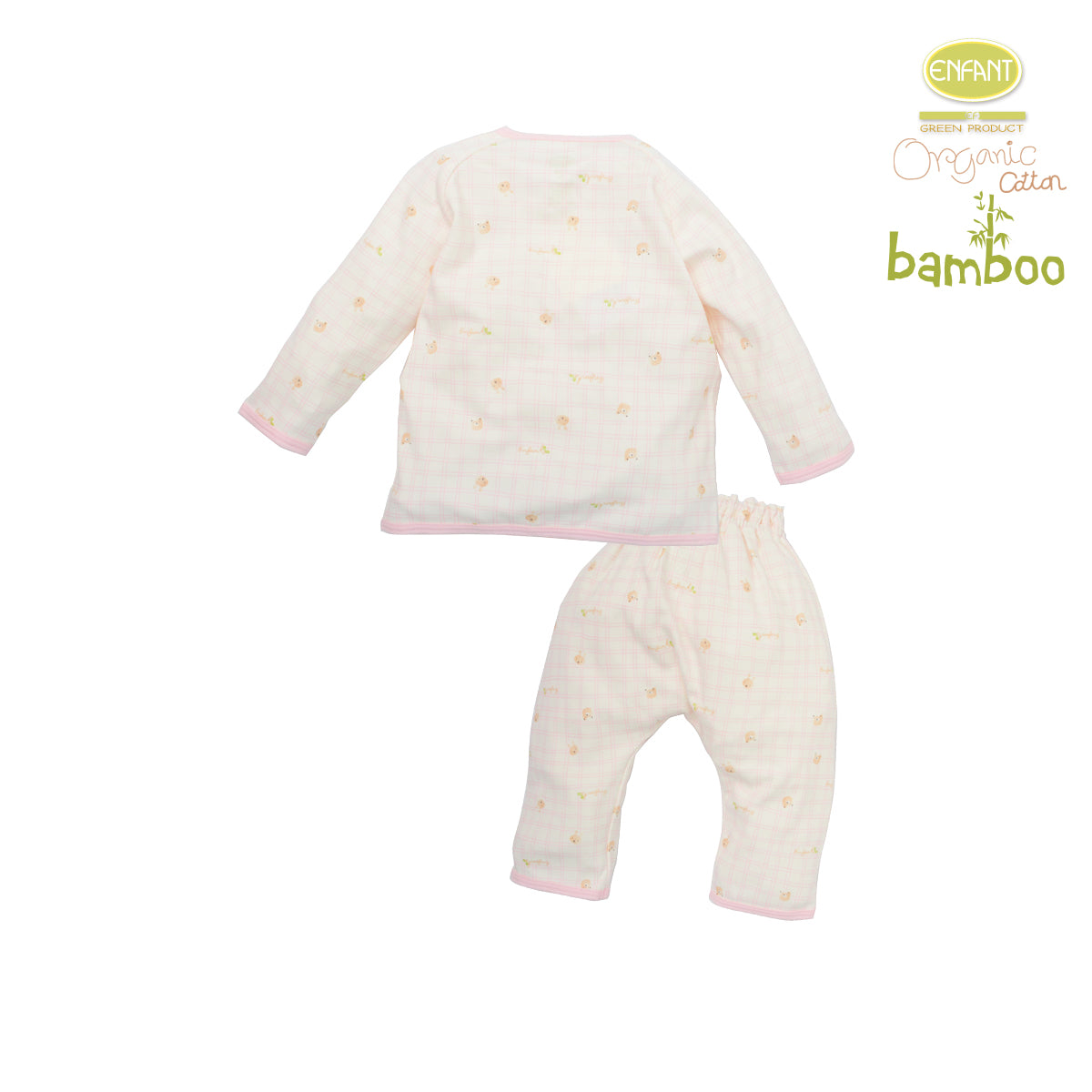 Enfant green Organic cotton bambuเสื้อแขนยาว+กางเกง ER1R76