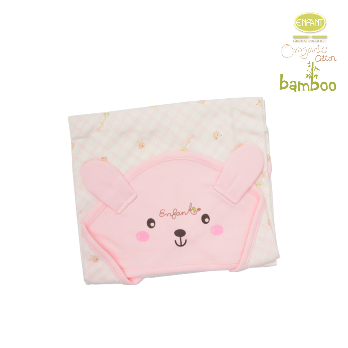 Enfant green Organic cotton bambuผ้าห่อตัวเด็กแรกเกิด ER6R7