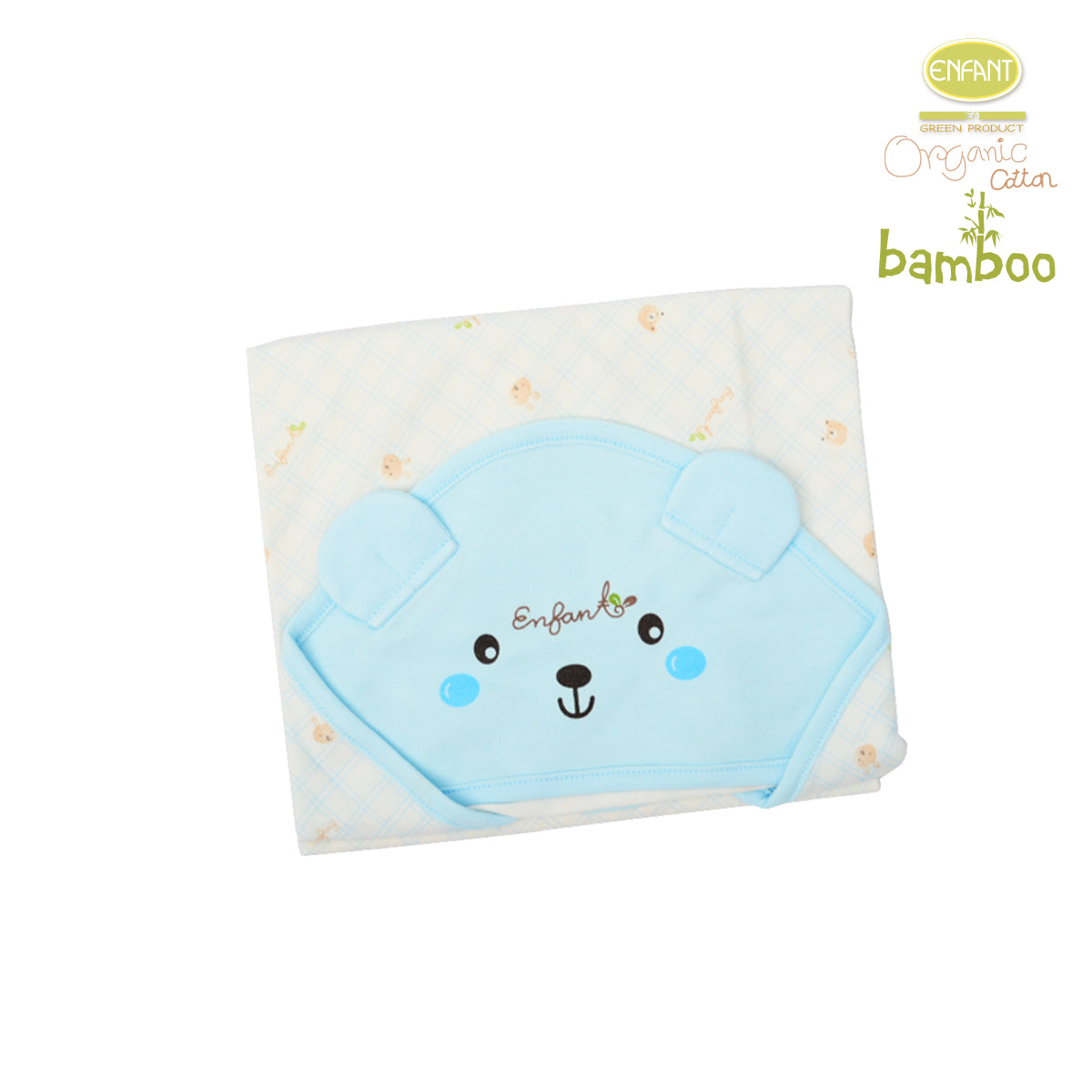 Enfant green Organic cotton bambuผ้าห่อตัวเด็กแรกเกิด ER6R7