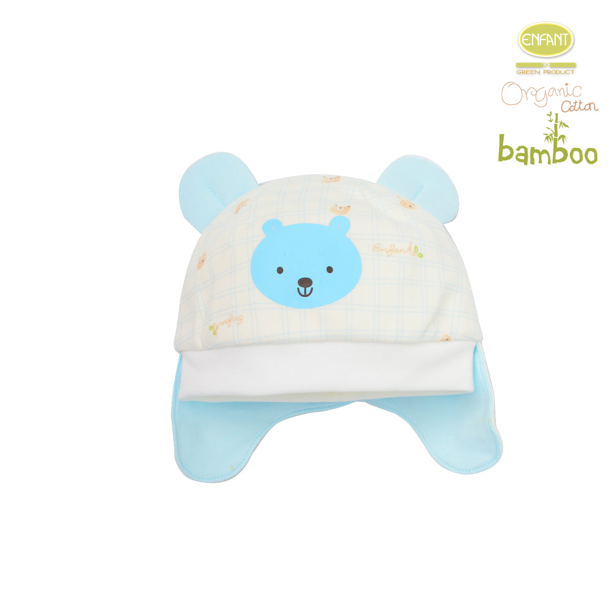 Enfant green Organic cotton Bambuหมวกเด็กอ่อน ER7R77