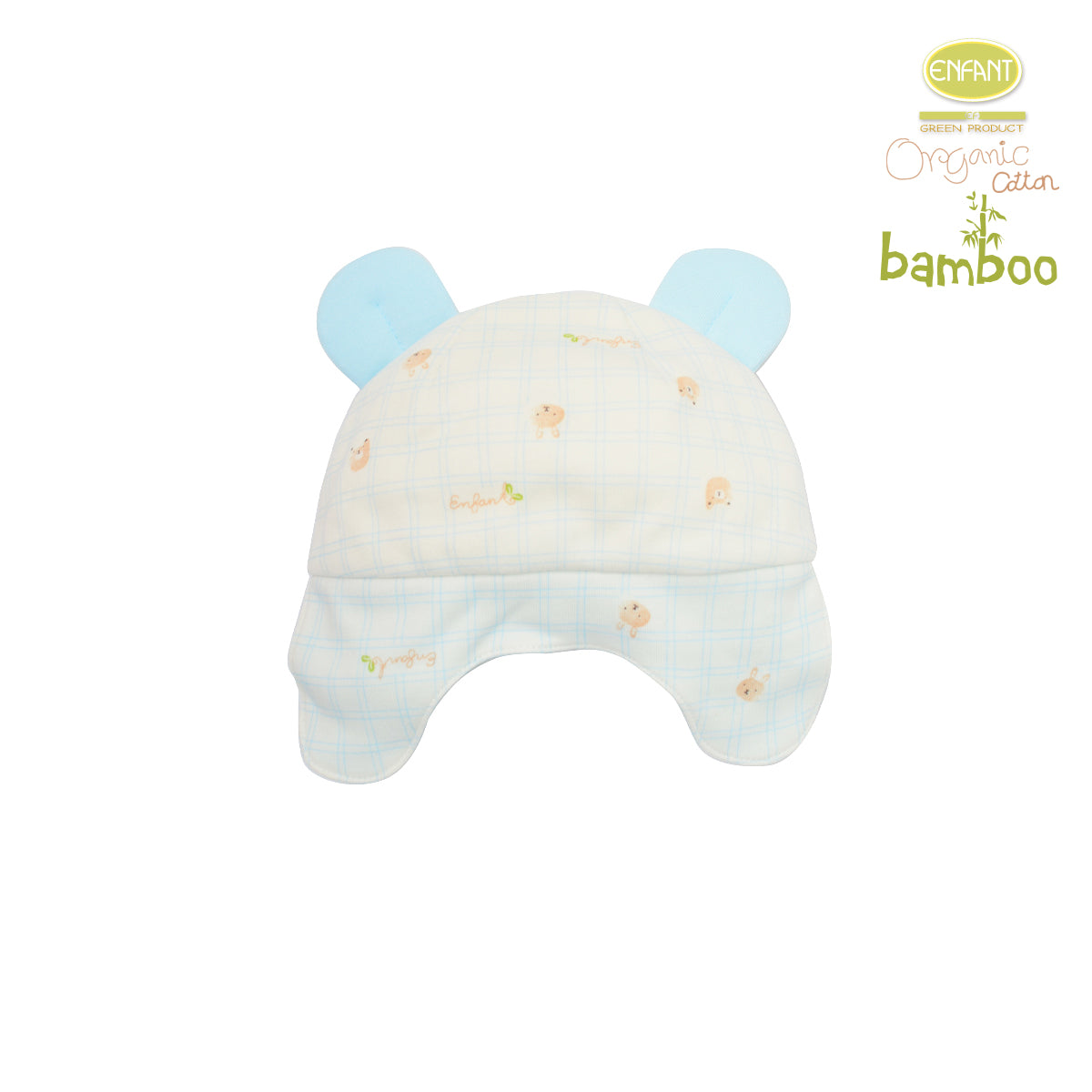 Enfant green Organic cotton Bambuหมวกเด็กอ่อน ER7R77
