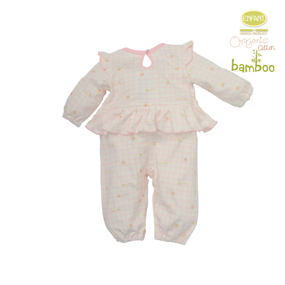 Enfant green Organic cotton Bambuชุดบอดี้สูทเด็กอ่อน ER8R76
