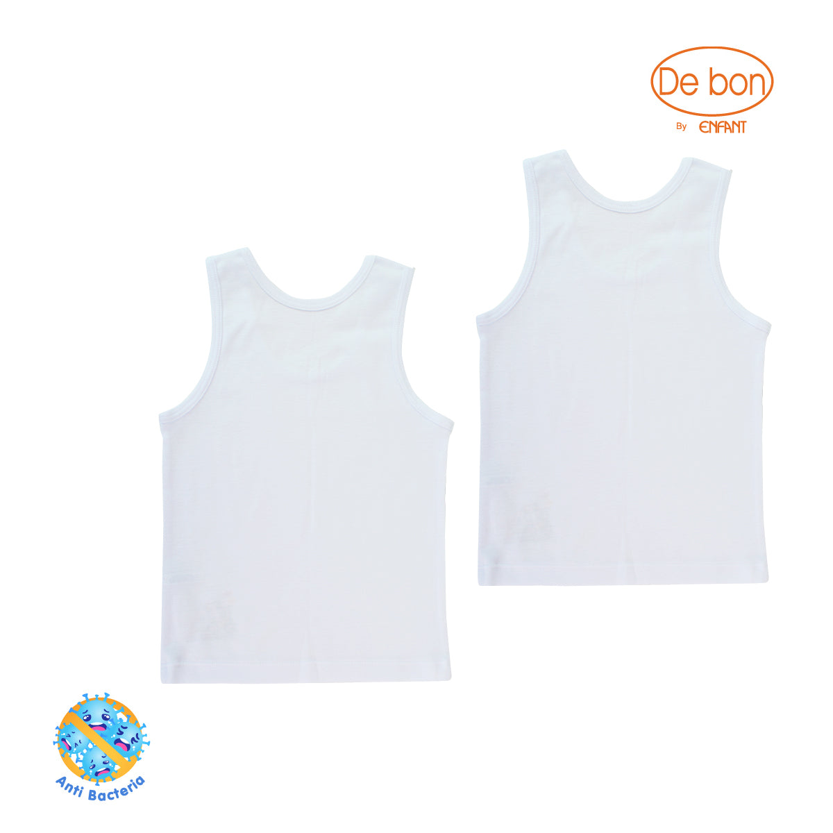 DEBON เสื้อกล้ามเด็กเล็ก แพ็ค 2 ตัว