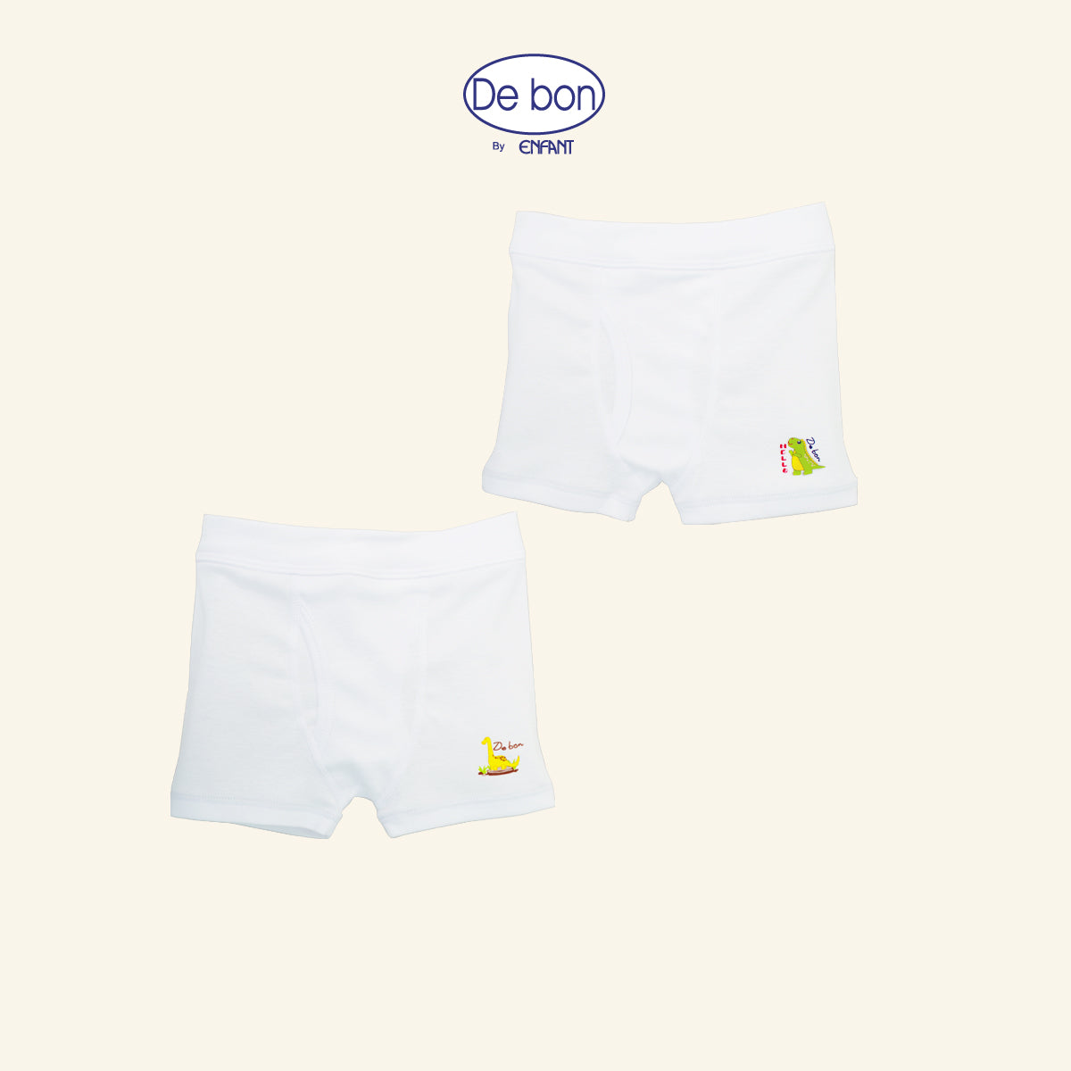 de bon by Enfant กางเกงบอกเซอร์เด็กชาย แพ็ค 2 ตัว EV3P60+EV3R60+EV3R61
