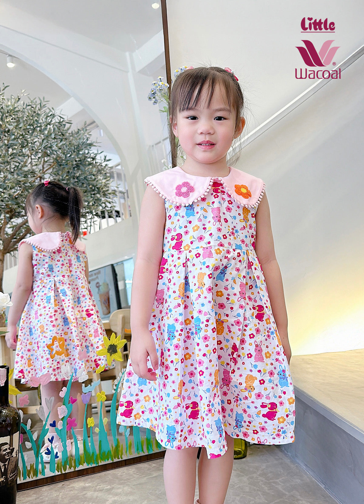 Little Wacoal ชุดกระโปรงเด็กเล็ก6เดือน-8ขวบ LB4BC0