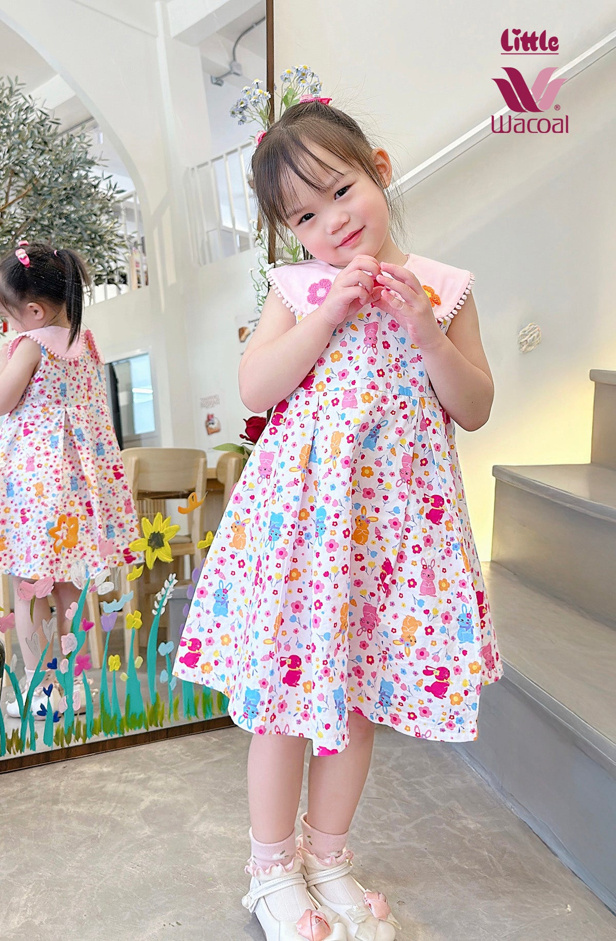 Little Wacoal ชุดกระโปรงเด็กเล็ก6เดือน-8ขวบ LB4BC0