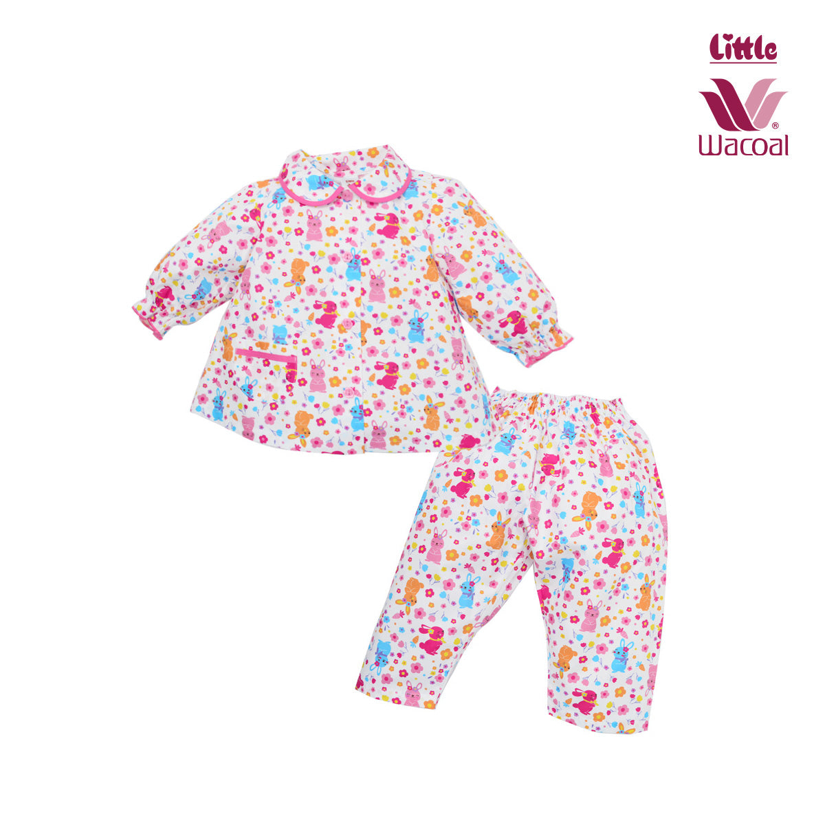 Little Wacoal ชุดเสื้อ-กางเกงสำหรับเด็ก6เดือน-8ขวบ LB1BC1