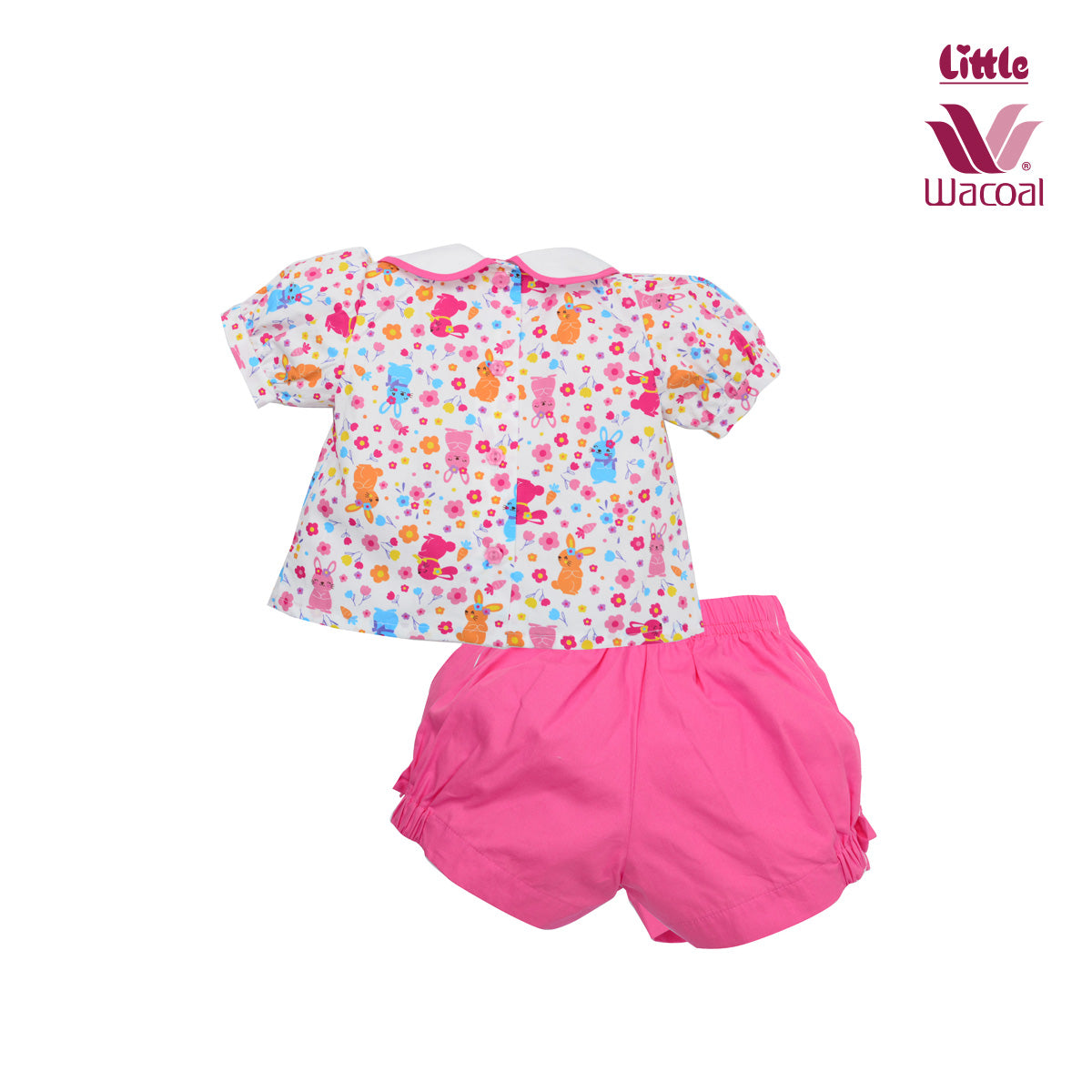 Little Wacoal ชุดเสื้อ-กางเกง สำหรับเด็กโต6เดือน-8ขวบ LB1BC2