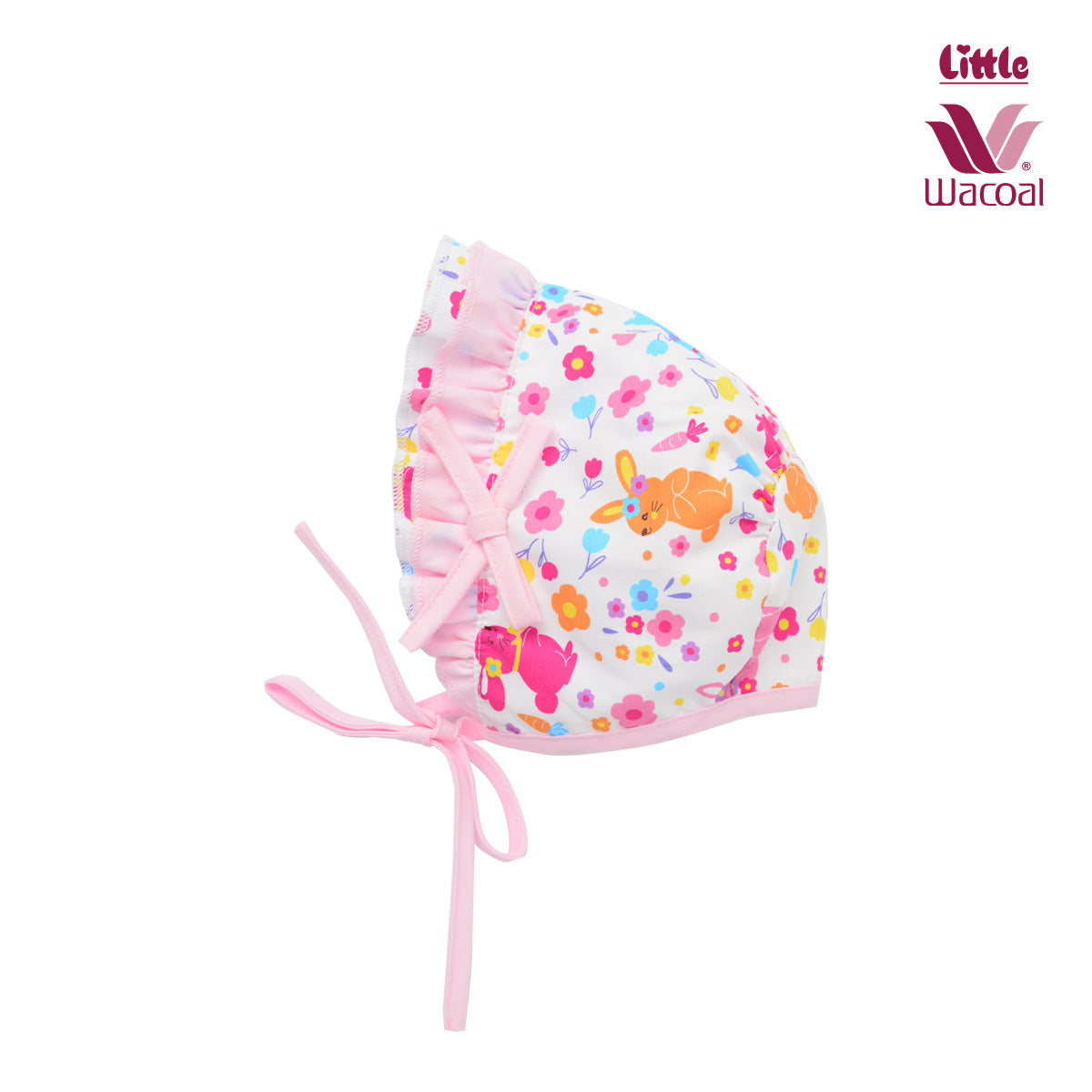 Little Wacoal หมวกทรงบอนเน็ตสำหรับเด็กแรกเกิด-6เดือน LA7BC5